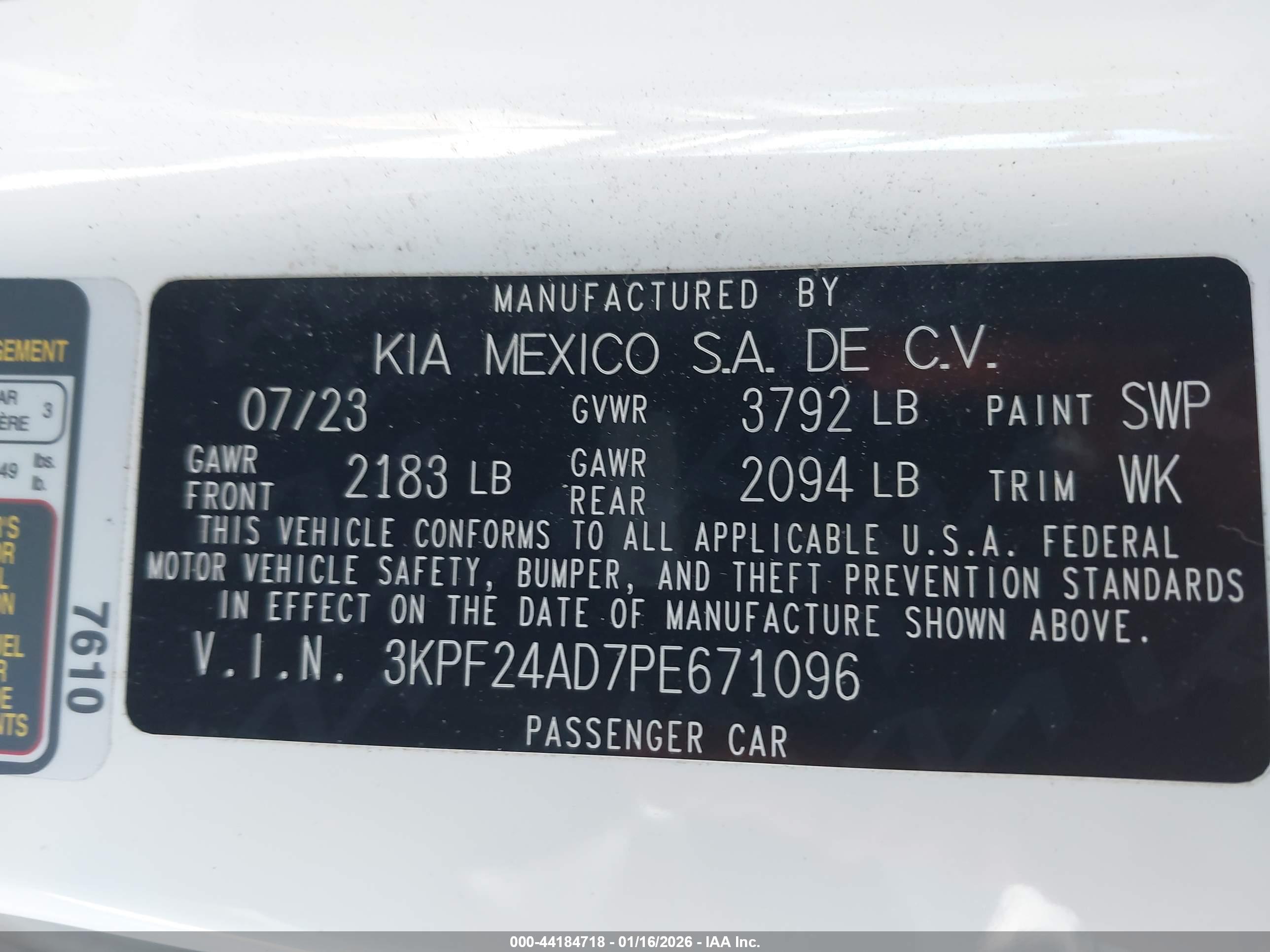 KIA FORTE image 9