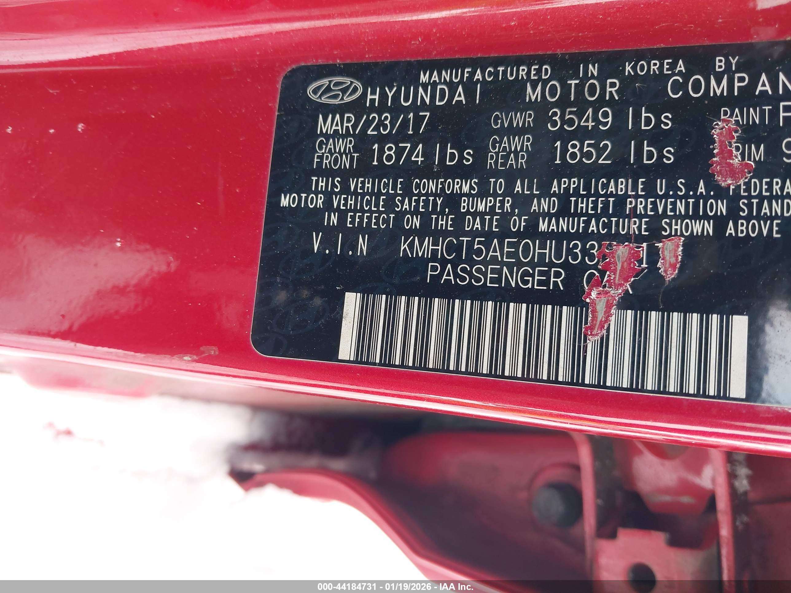 HYUNDAI ACCENT image 9