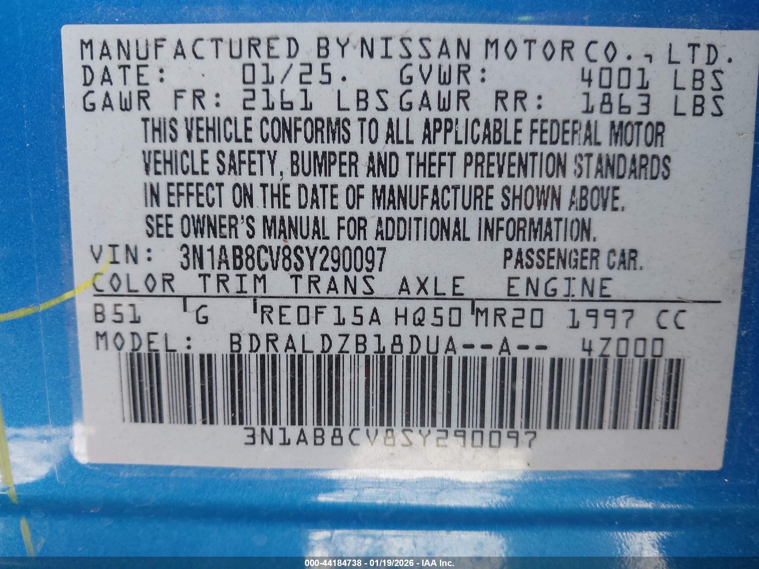 NISSAN SENTRA image 9