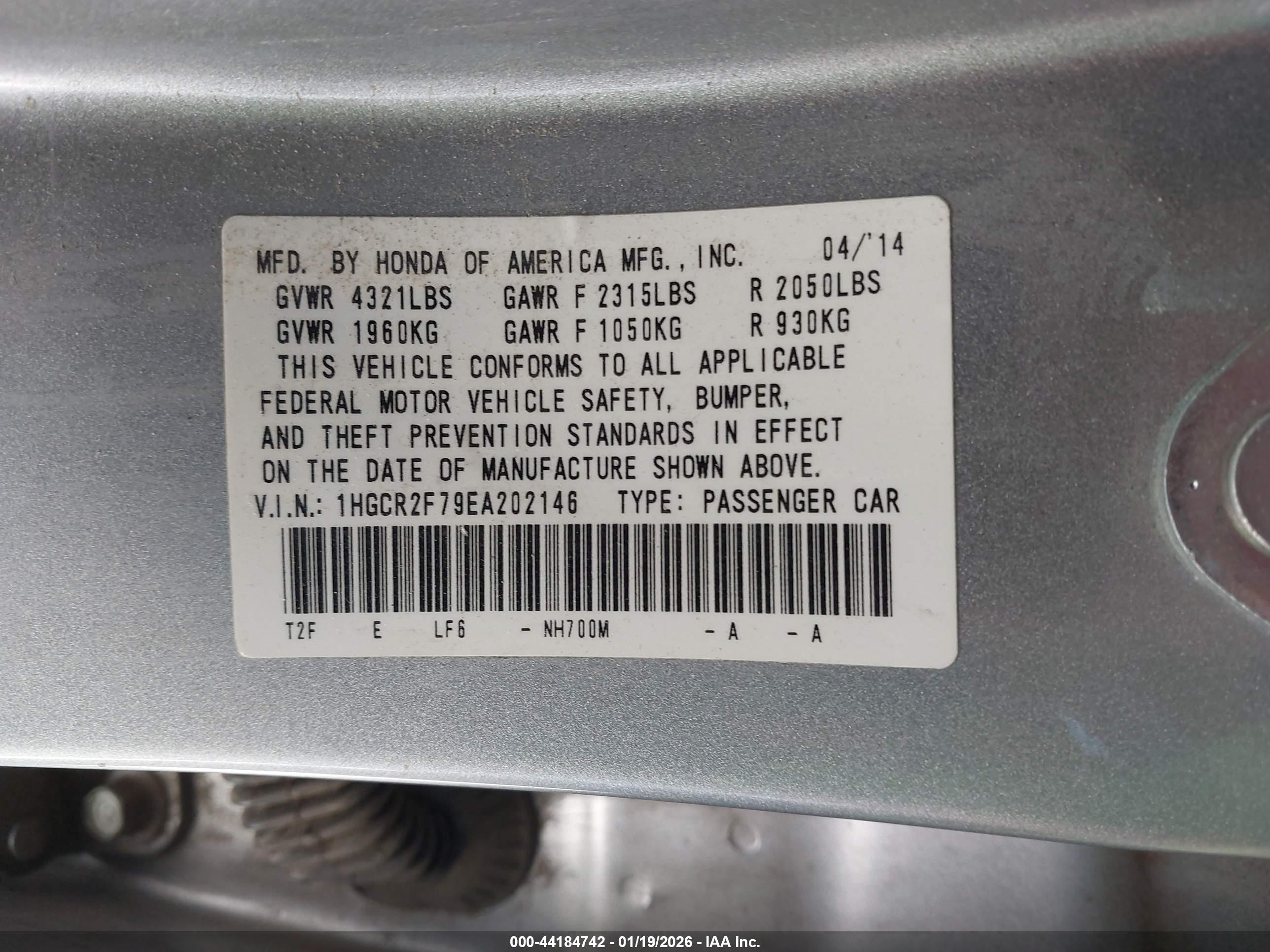HONDA ACCORD image 9