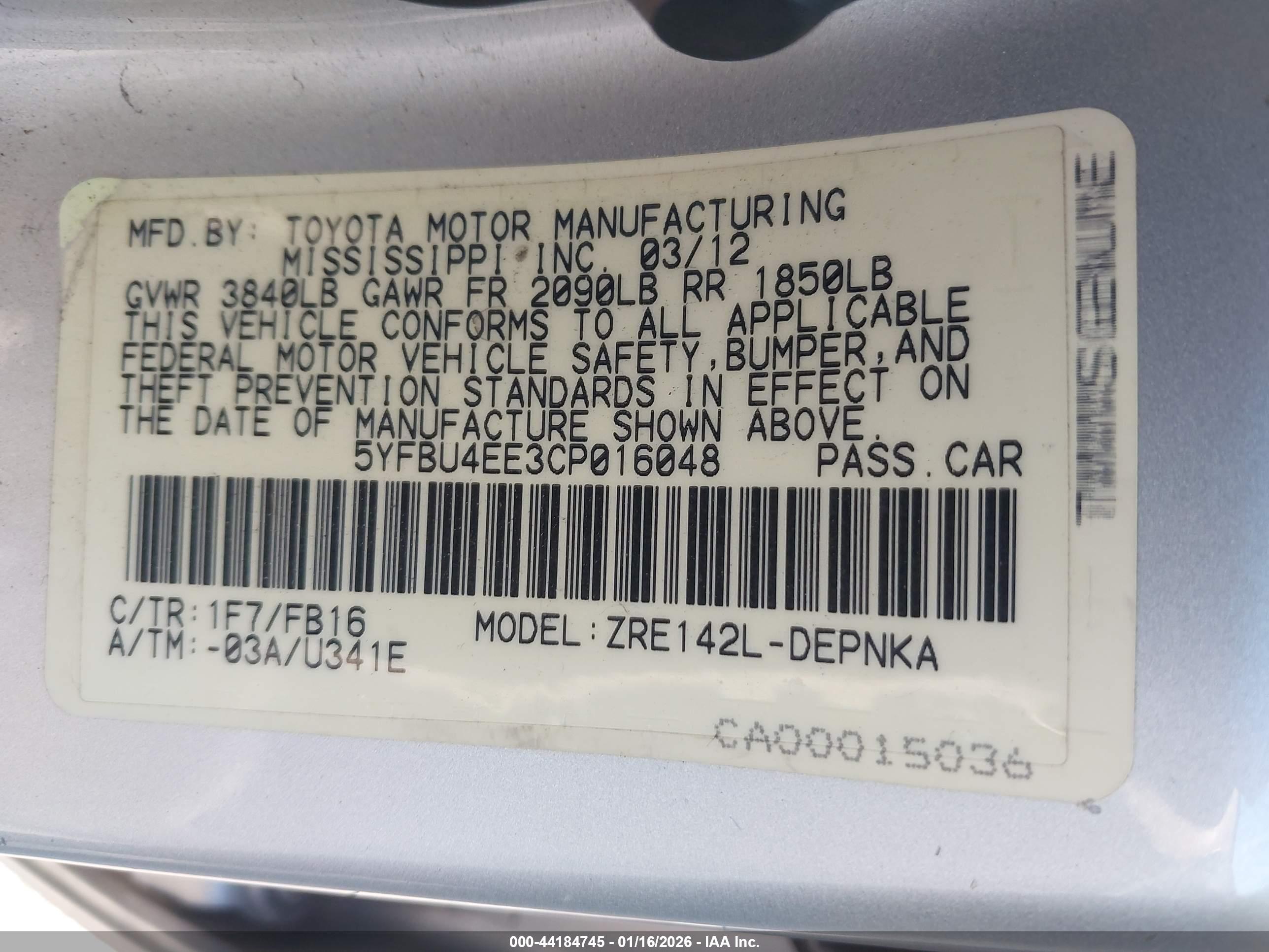 TOYOTA COROLLA image 9
