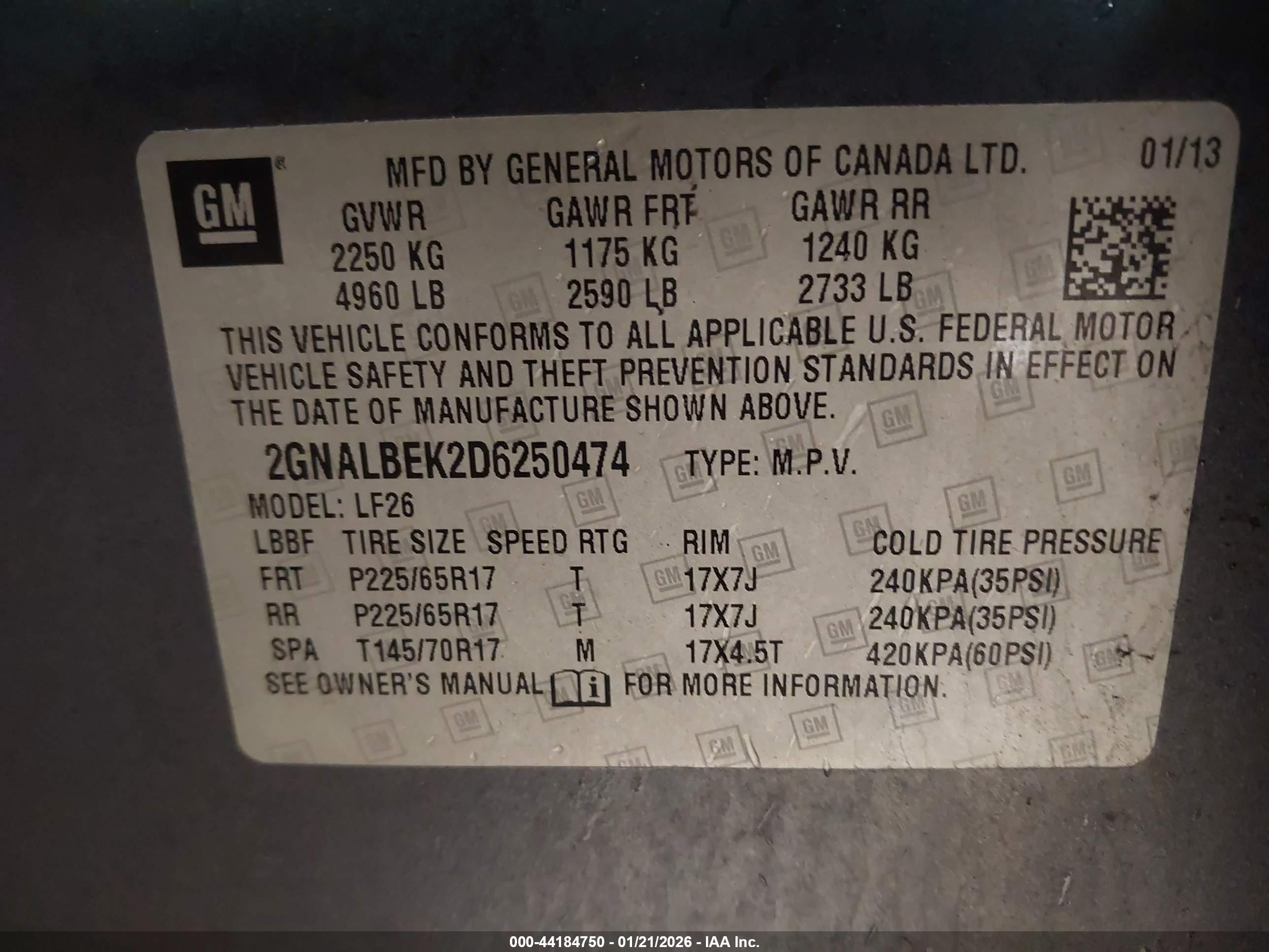 CHEVROLET EQUINOX image 9