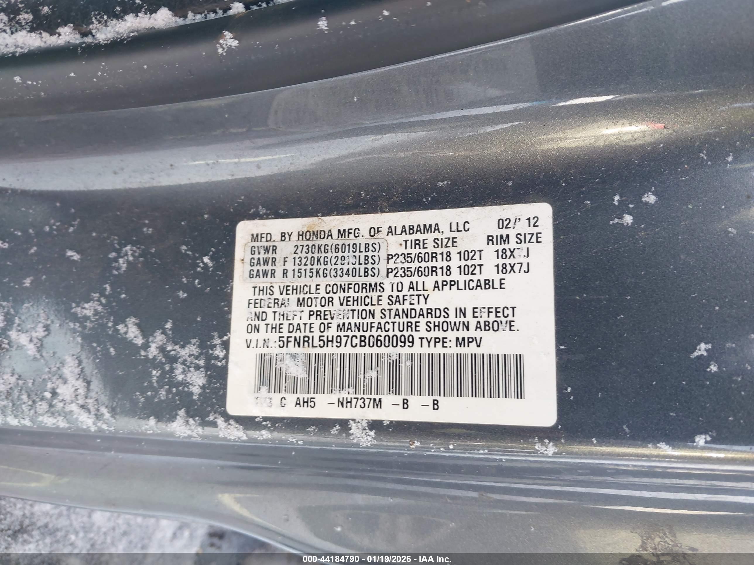 HONDA ODYSSEY image 9
