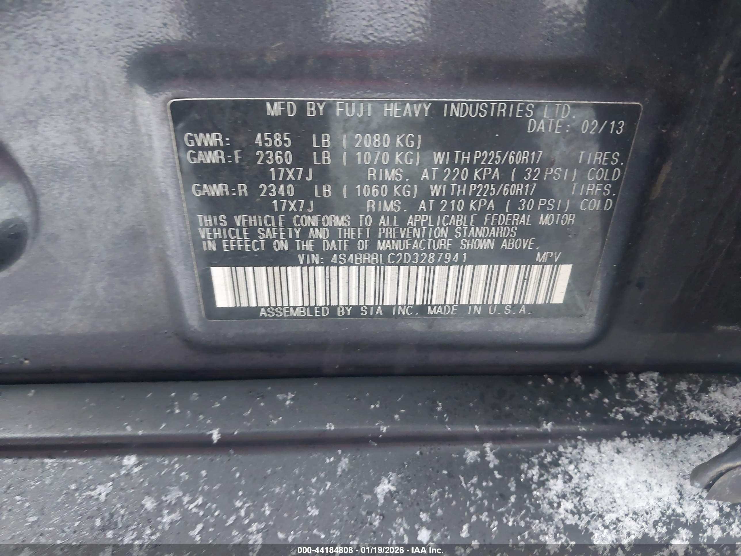 SUBARU OUTBACK image 9