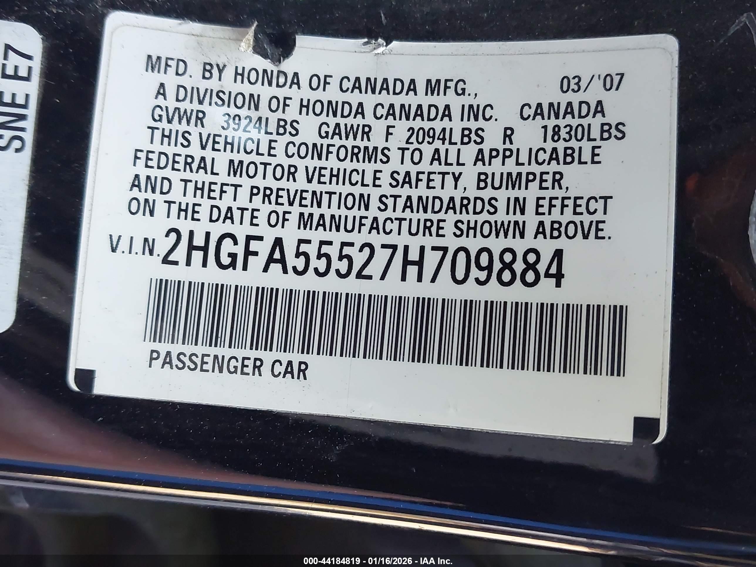 HONDA CIVIC image 9
