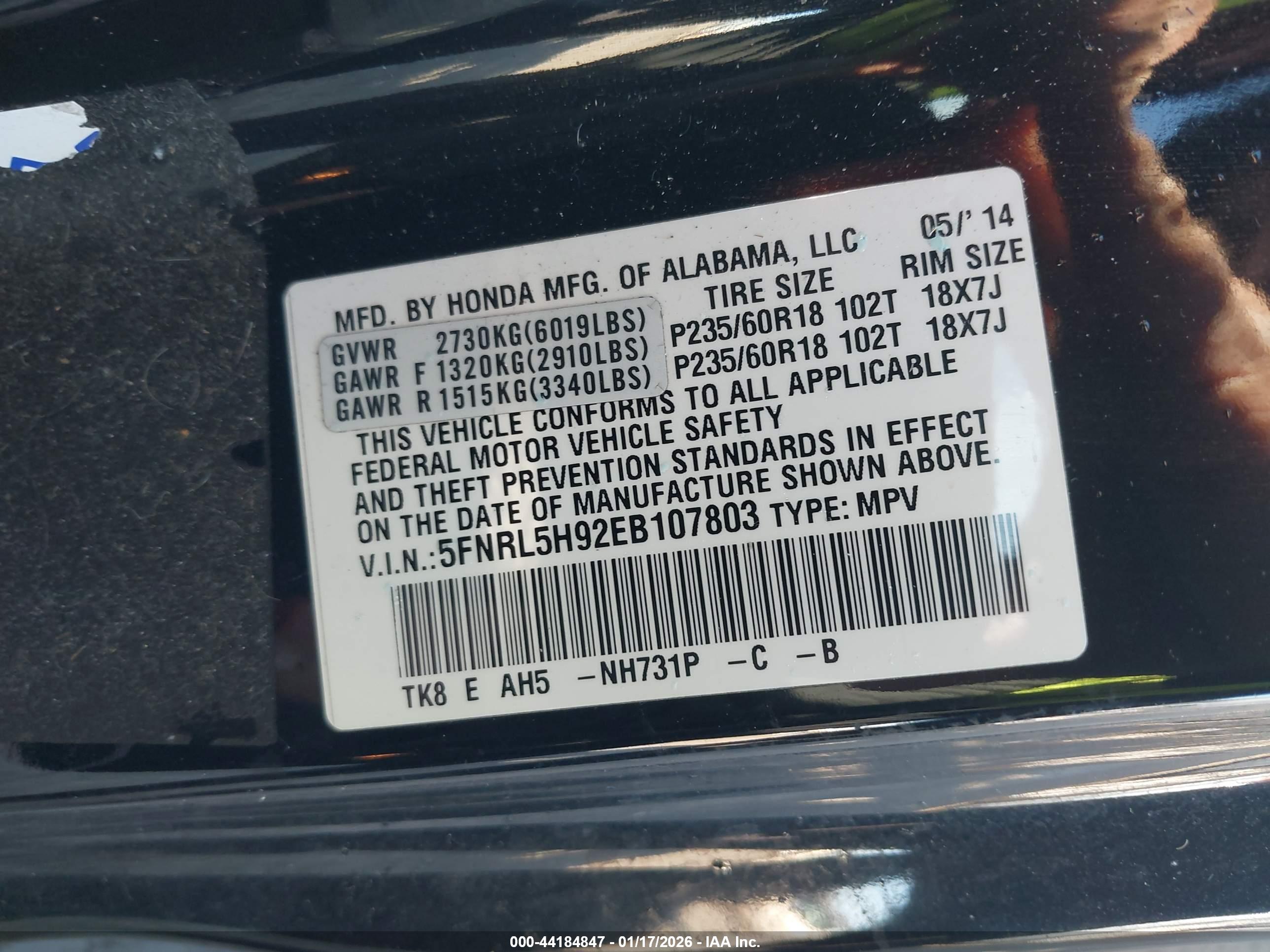 HONDA ODYSSEY image 9