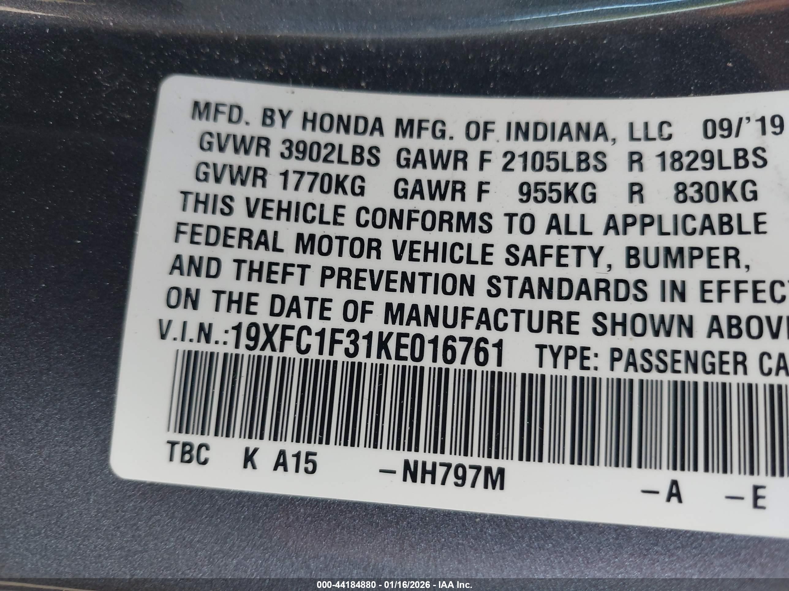 HONDA CIVIC image 9