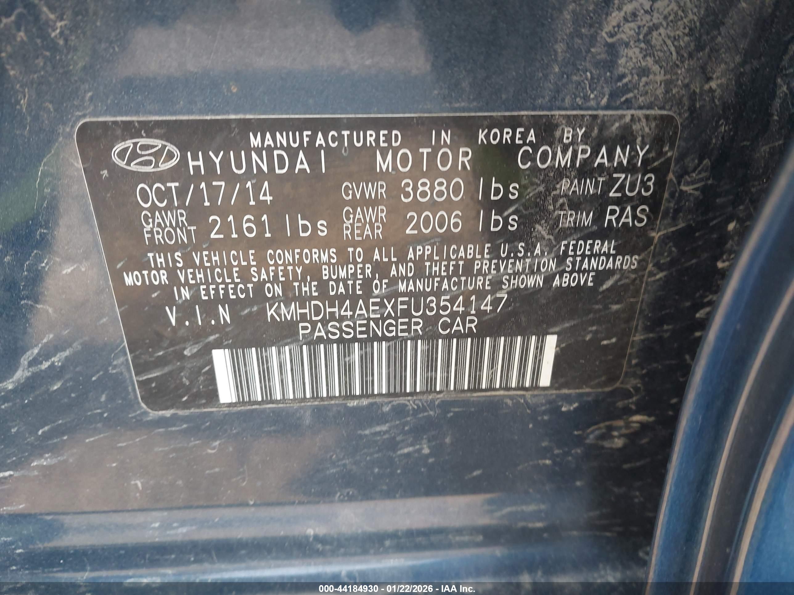HYUNDAI ELANTRA image 9