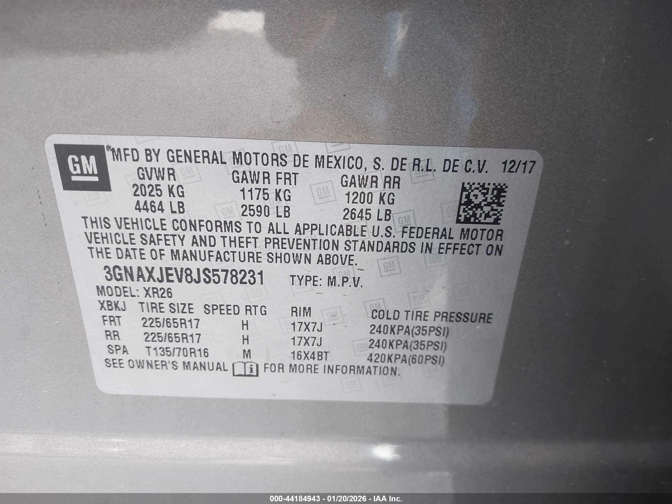 CHEVROLET EQUINOX image 9