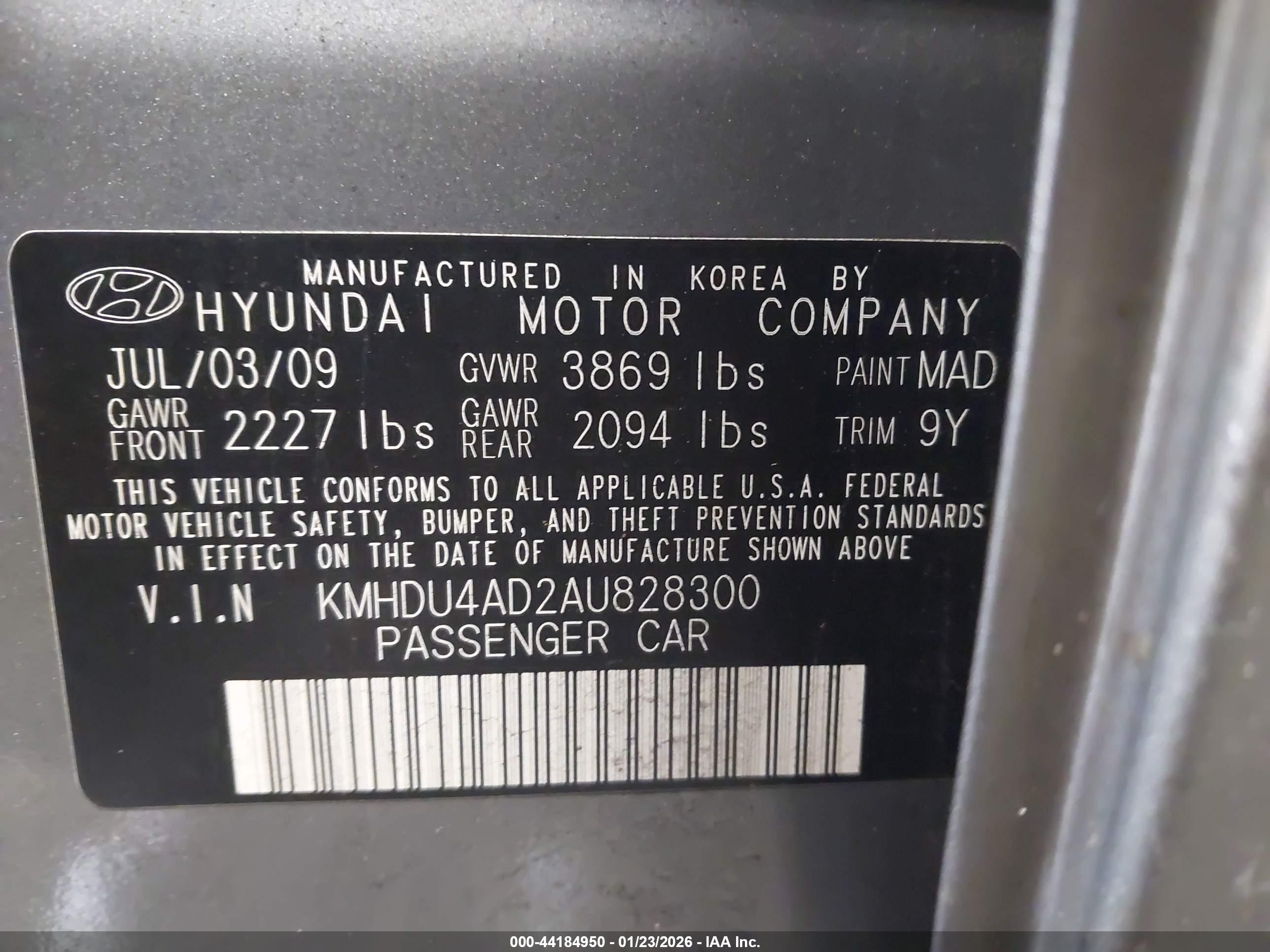 HYUNDAI ELANTRA image 9