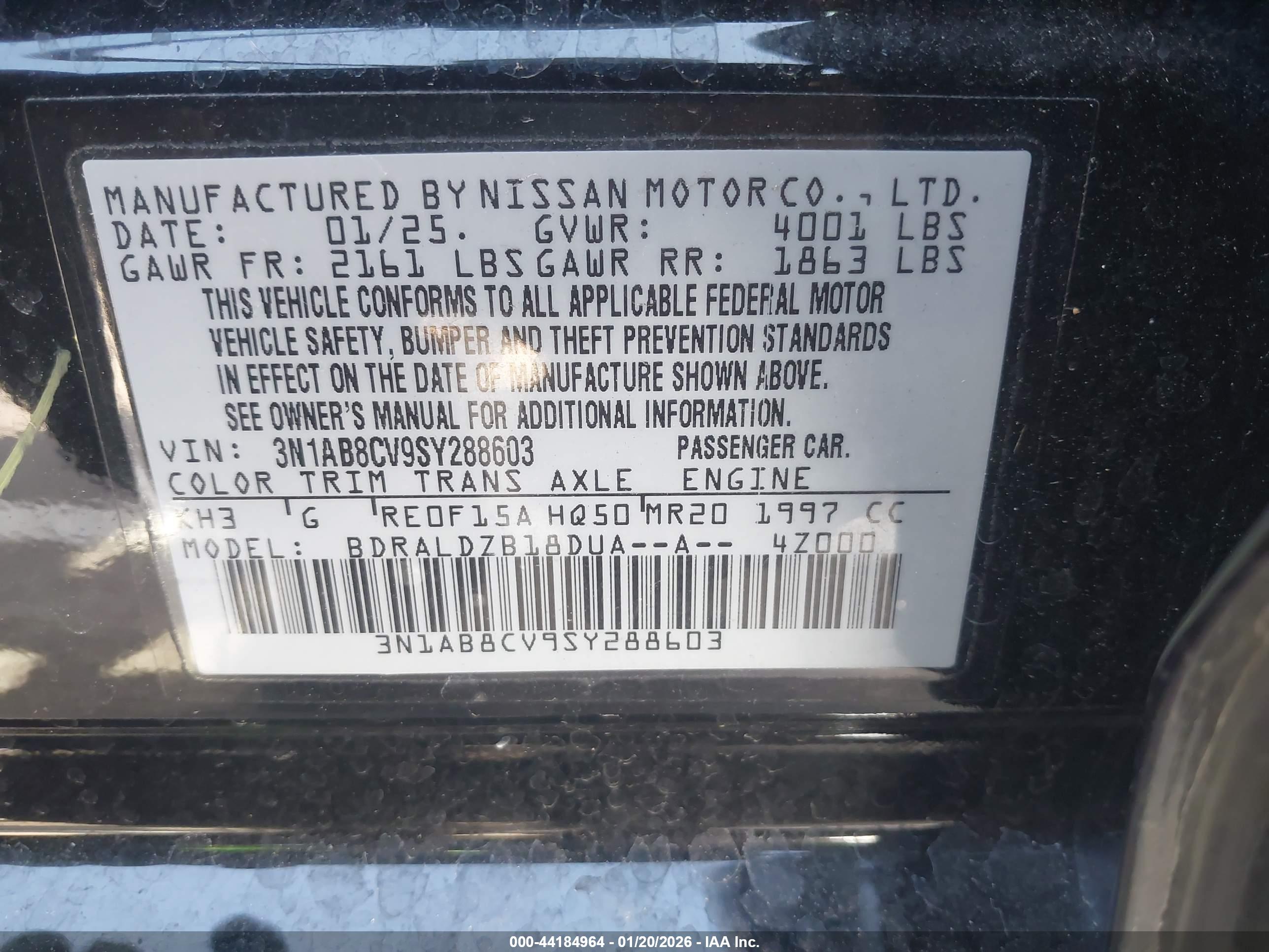 NISSAN SENTRA image 9