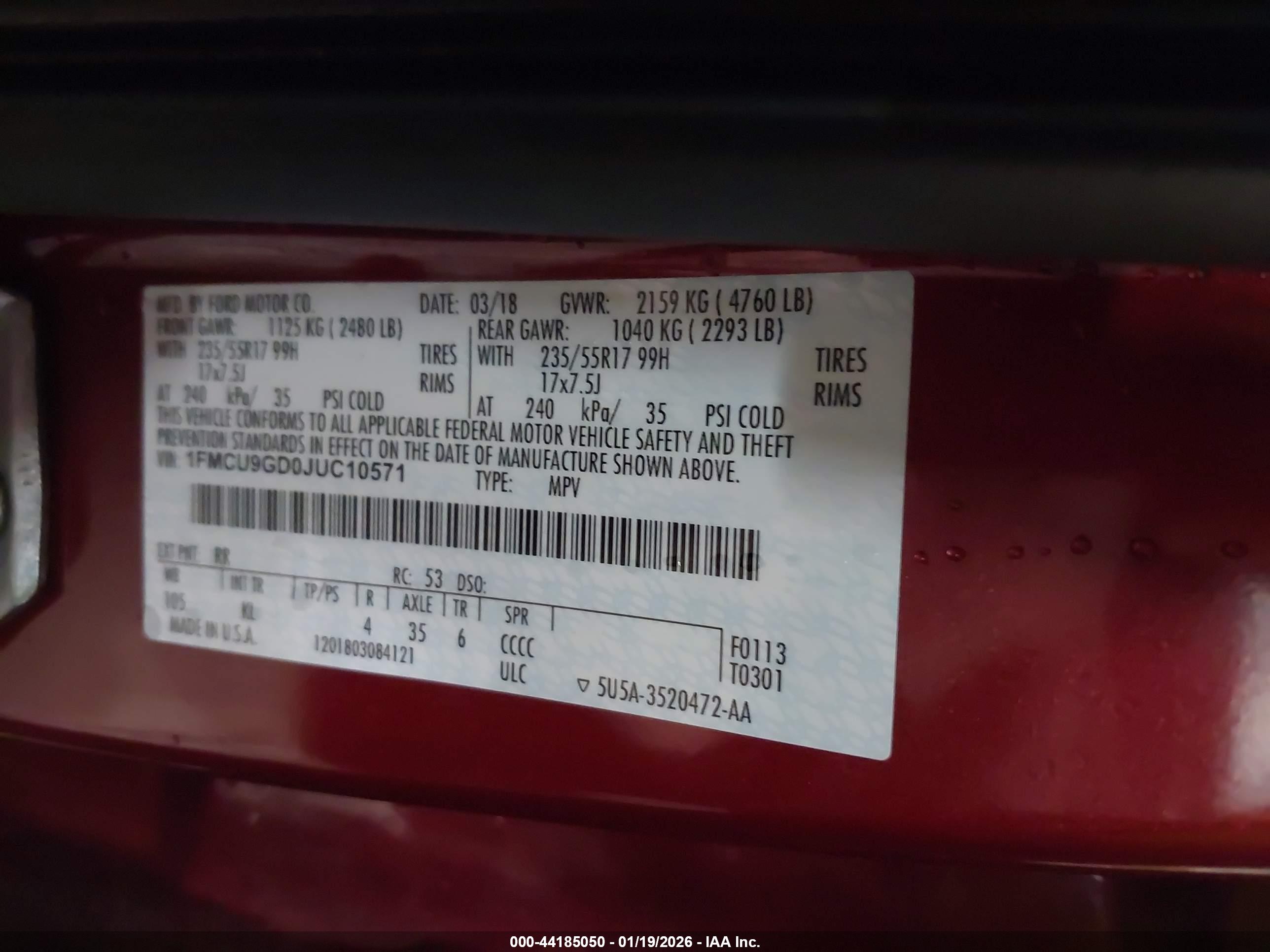 FORD ESCAPE image 9