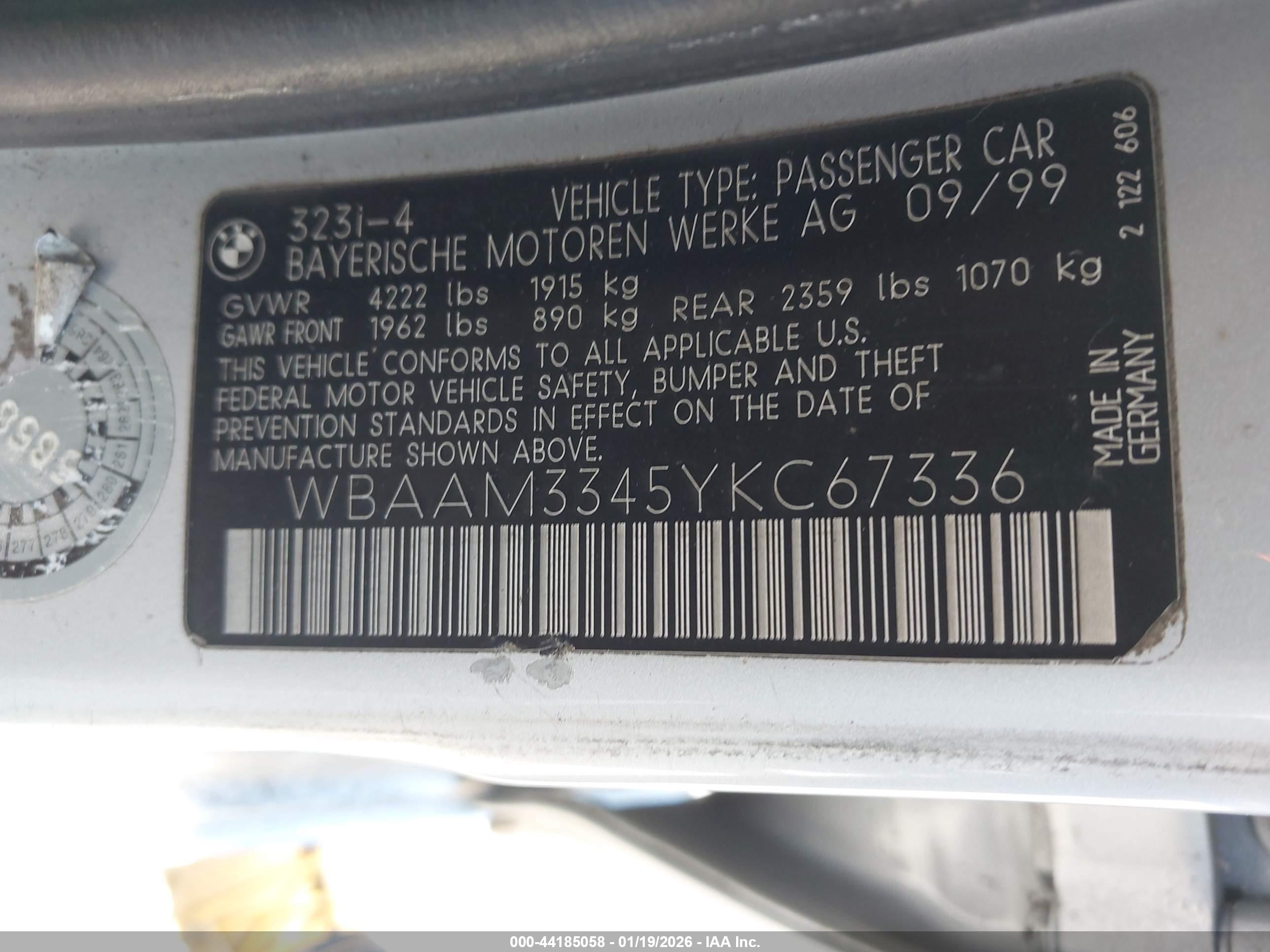 BMW 323I image 9