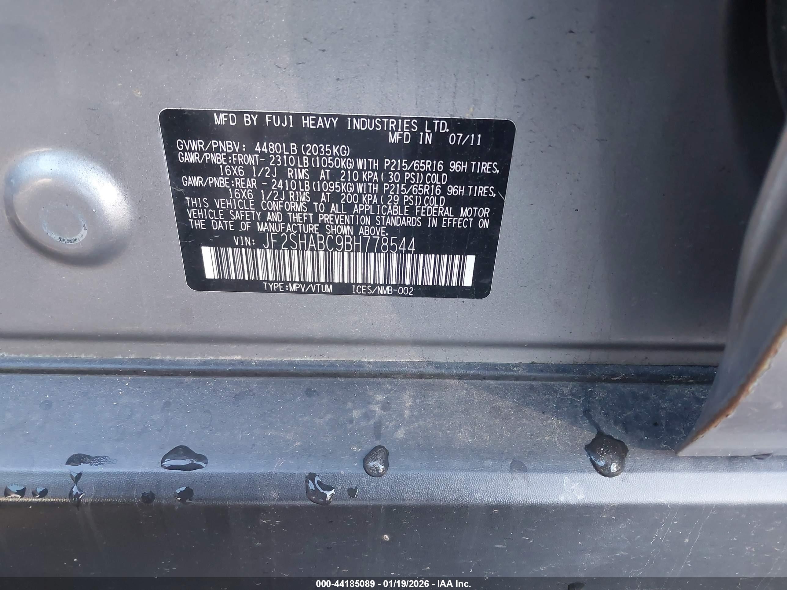 SUBARU FORESTER image 9