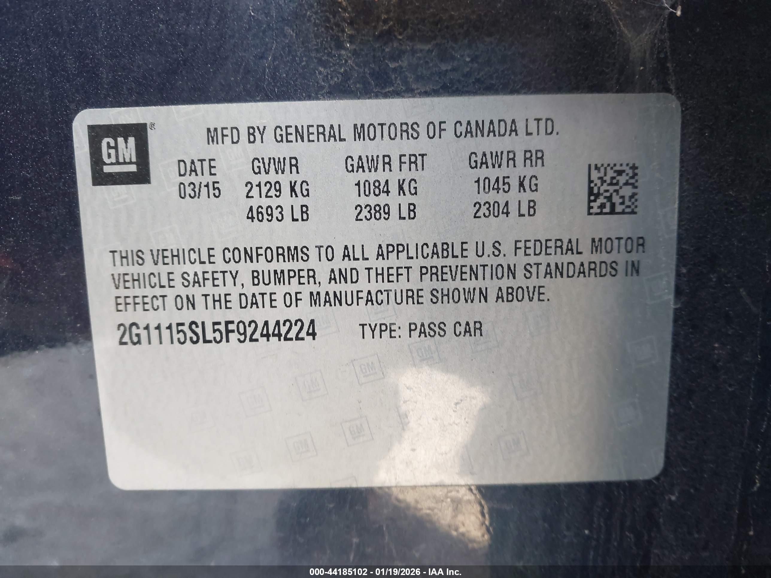 CHEVROLET IMPALA image 9