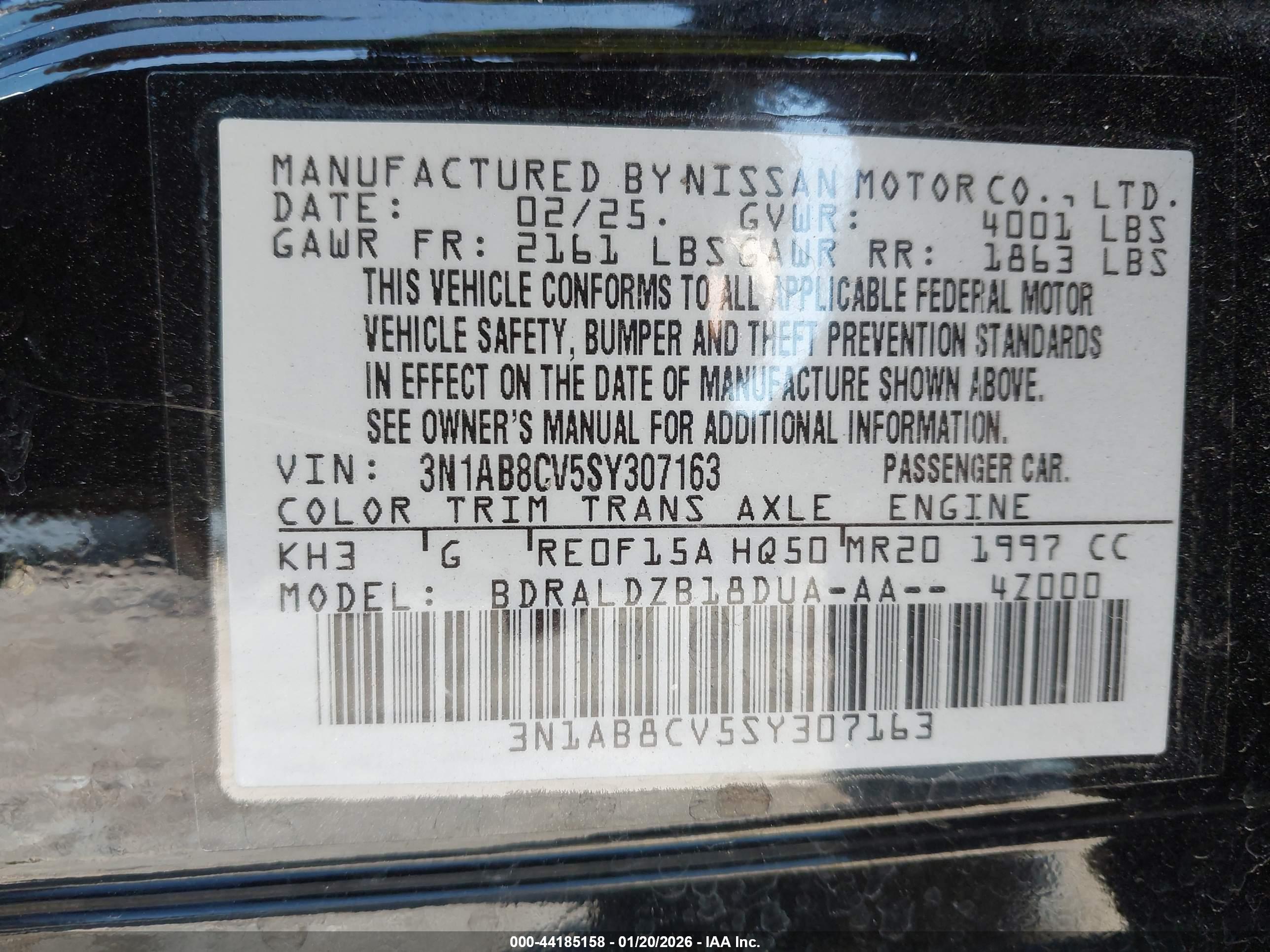 NISSAN SENTRA image 9