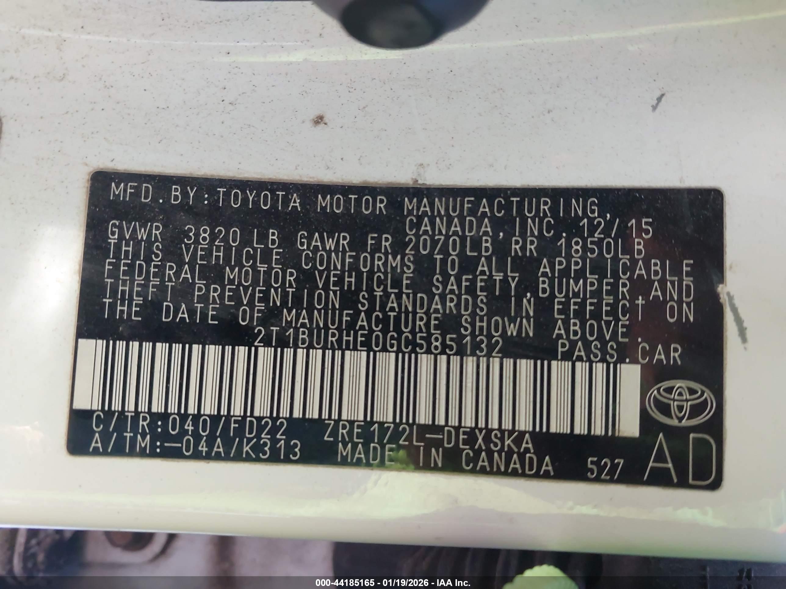 TOYOTA COROLLA image 9