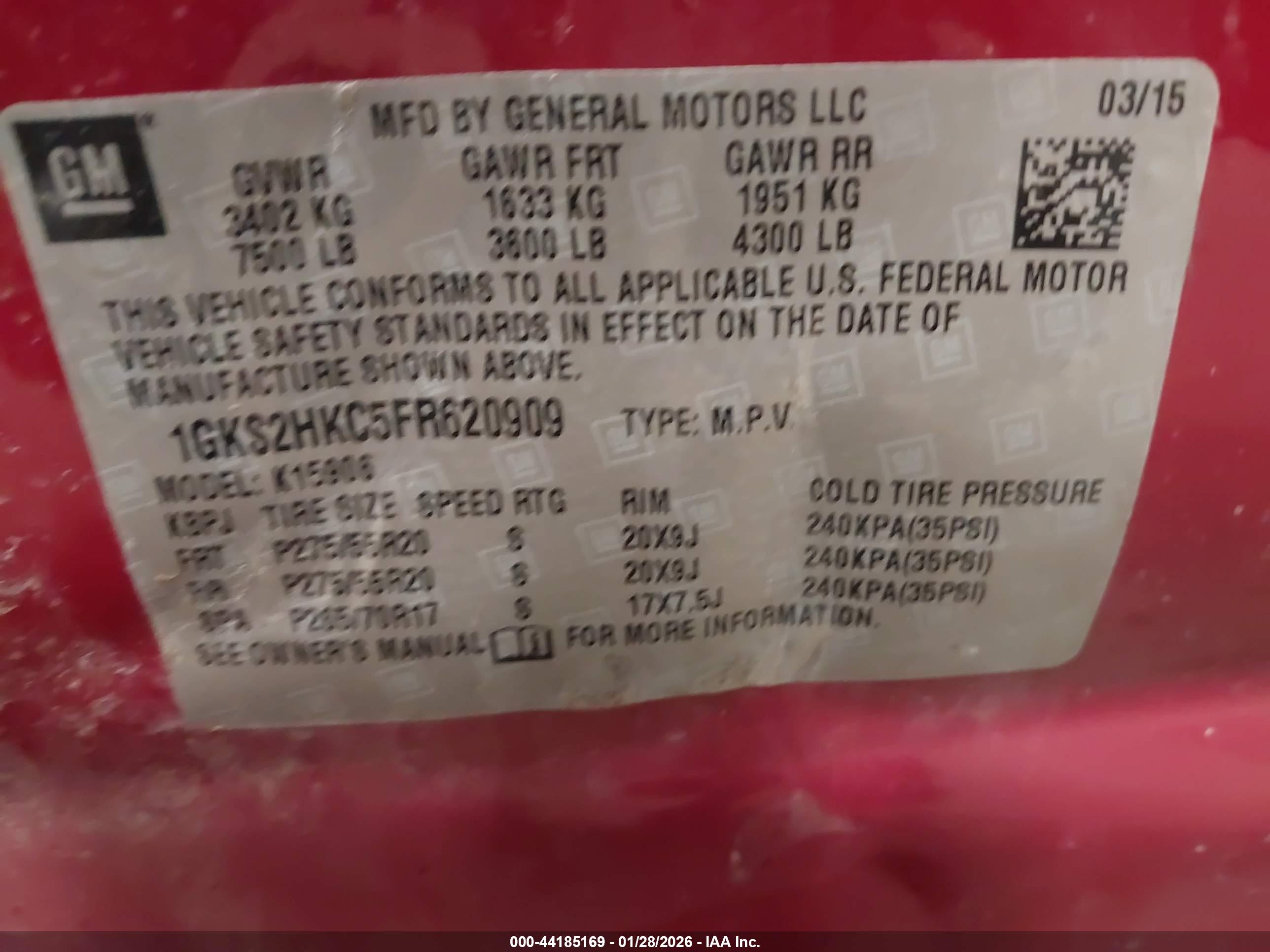 GMC YUKON image 9