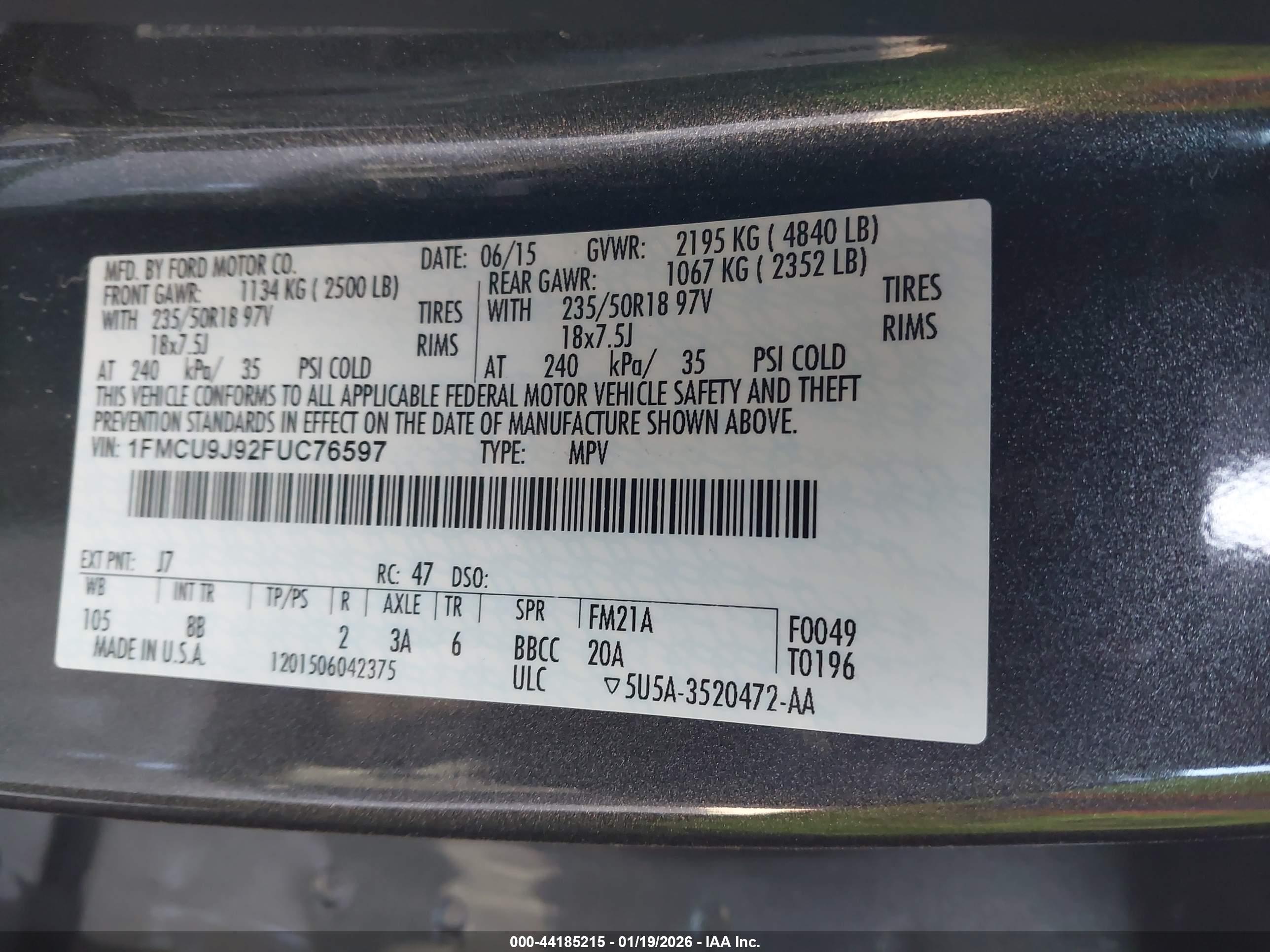 FORD ESCAPE image 9