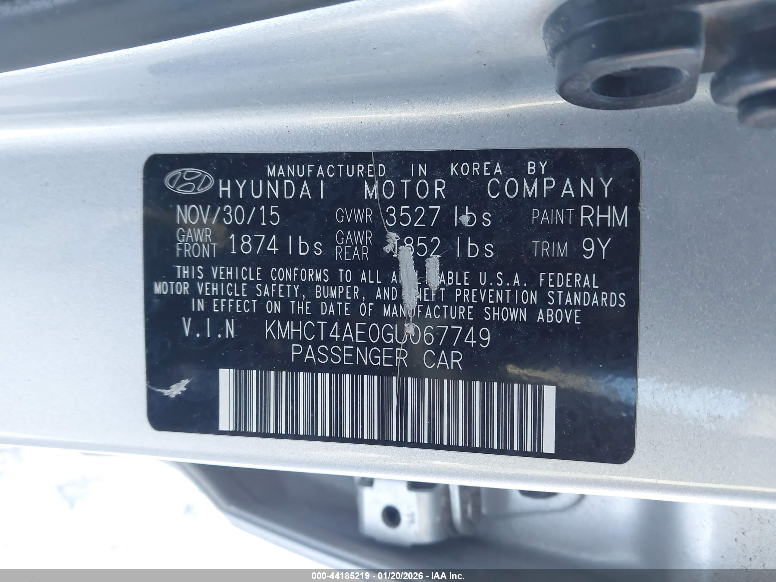 HYUNDAI ACCENT image 9
