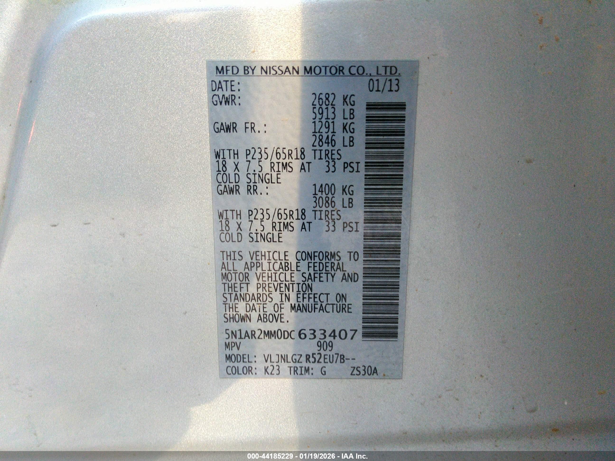 NISSAN PATHFINDER image 9