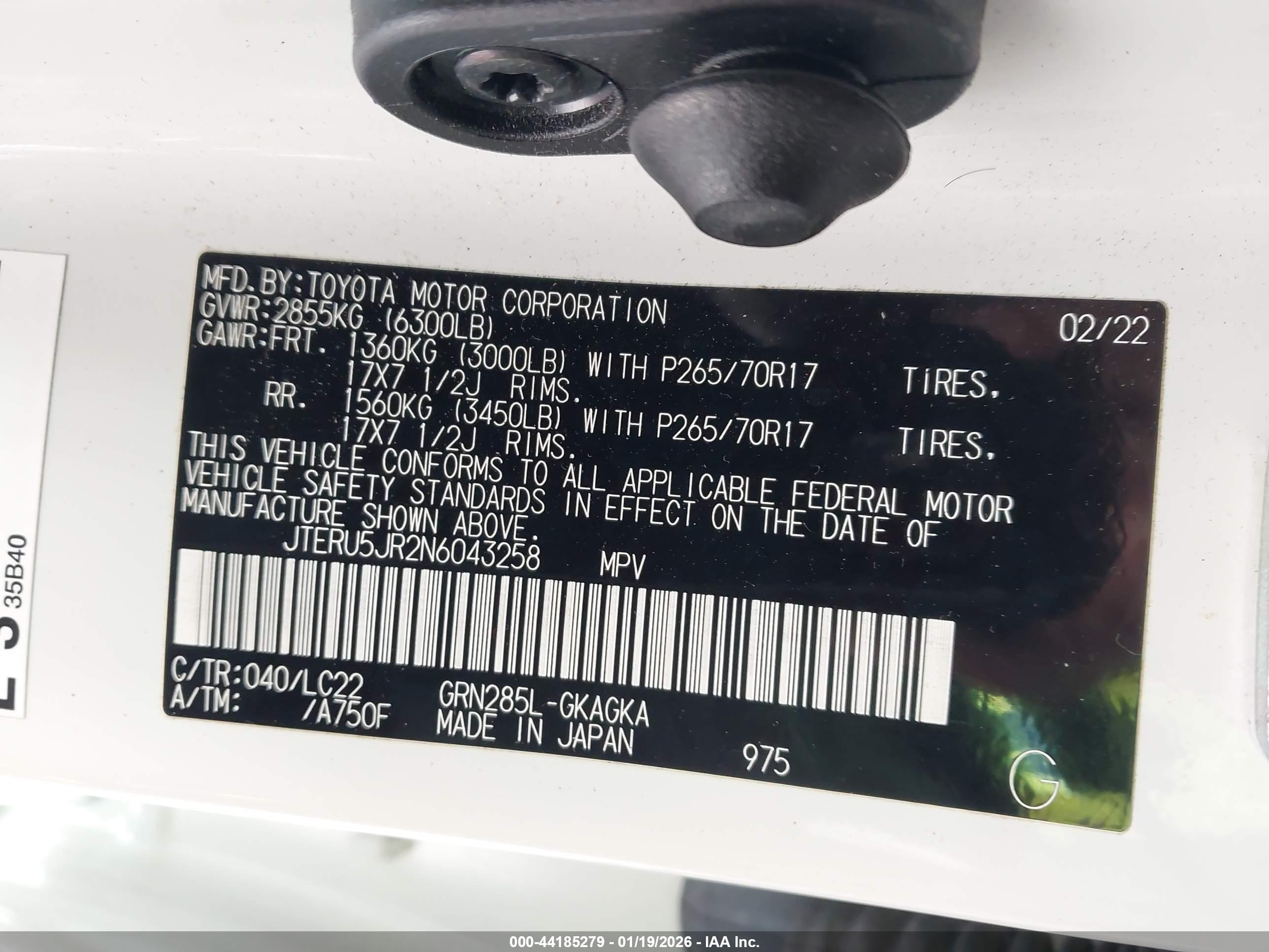 TOYOTA 4RUNNER image 9