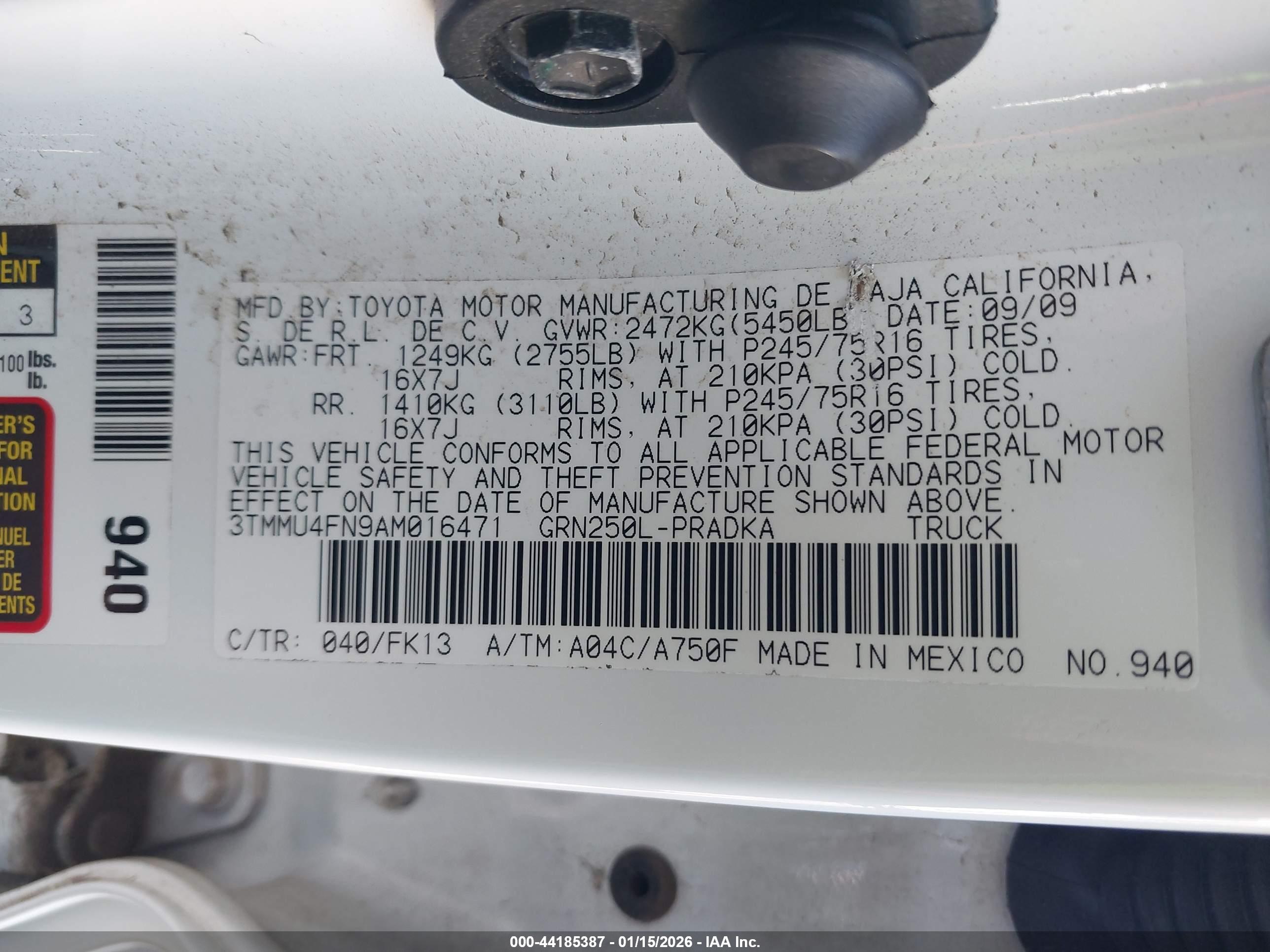 TOYOTA TACOMA image 9