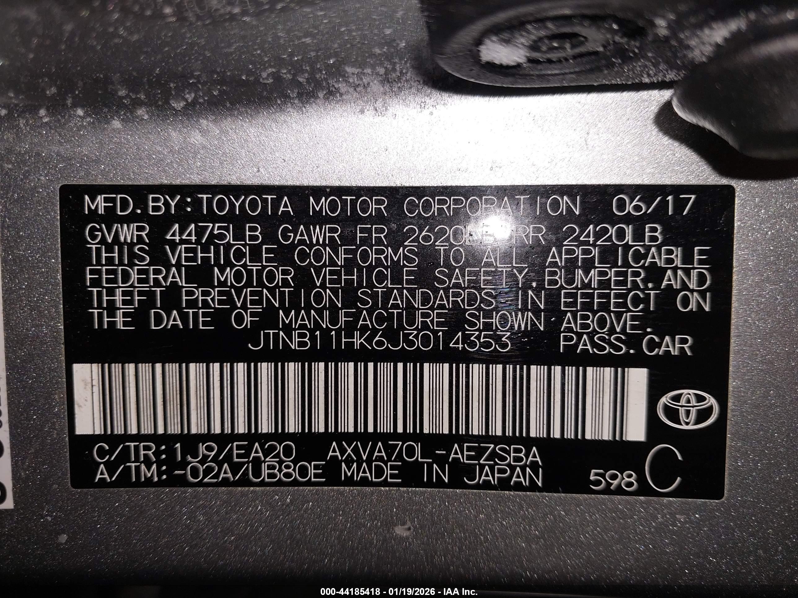 TOYOTA CAMRY image 9
