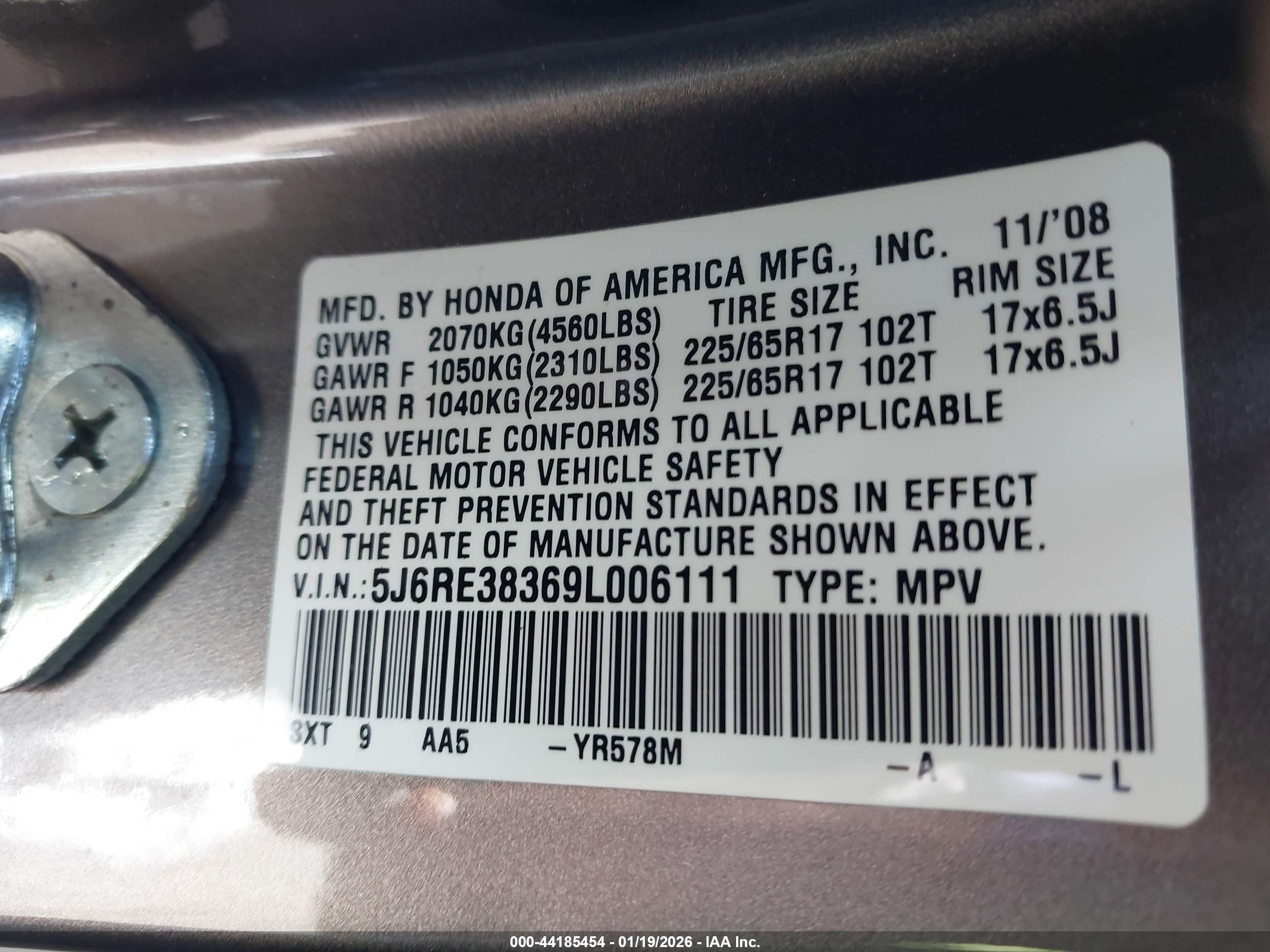 HONDA CR-V image 9