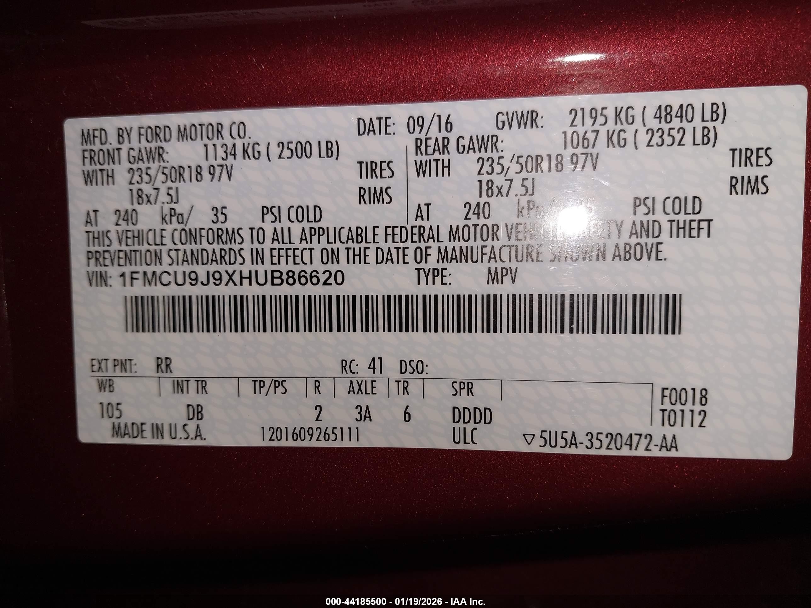 FORD ESCAPE image 9