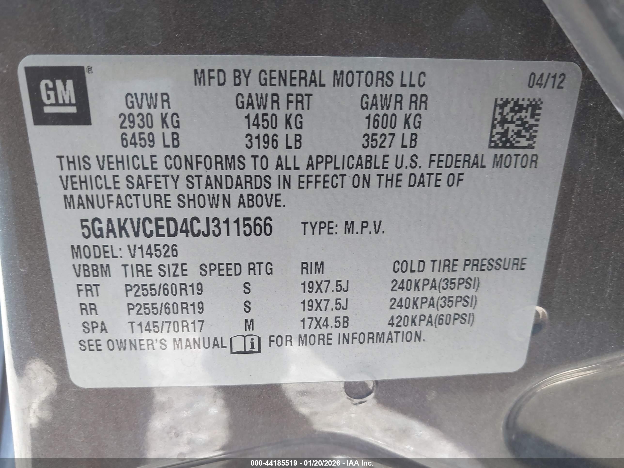 BUICK ENCLAVE image 9