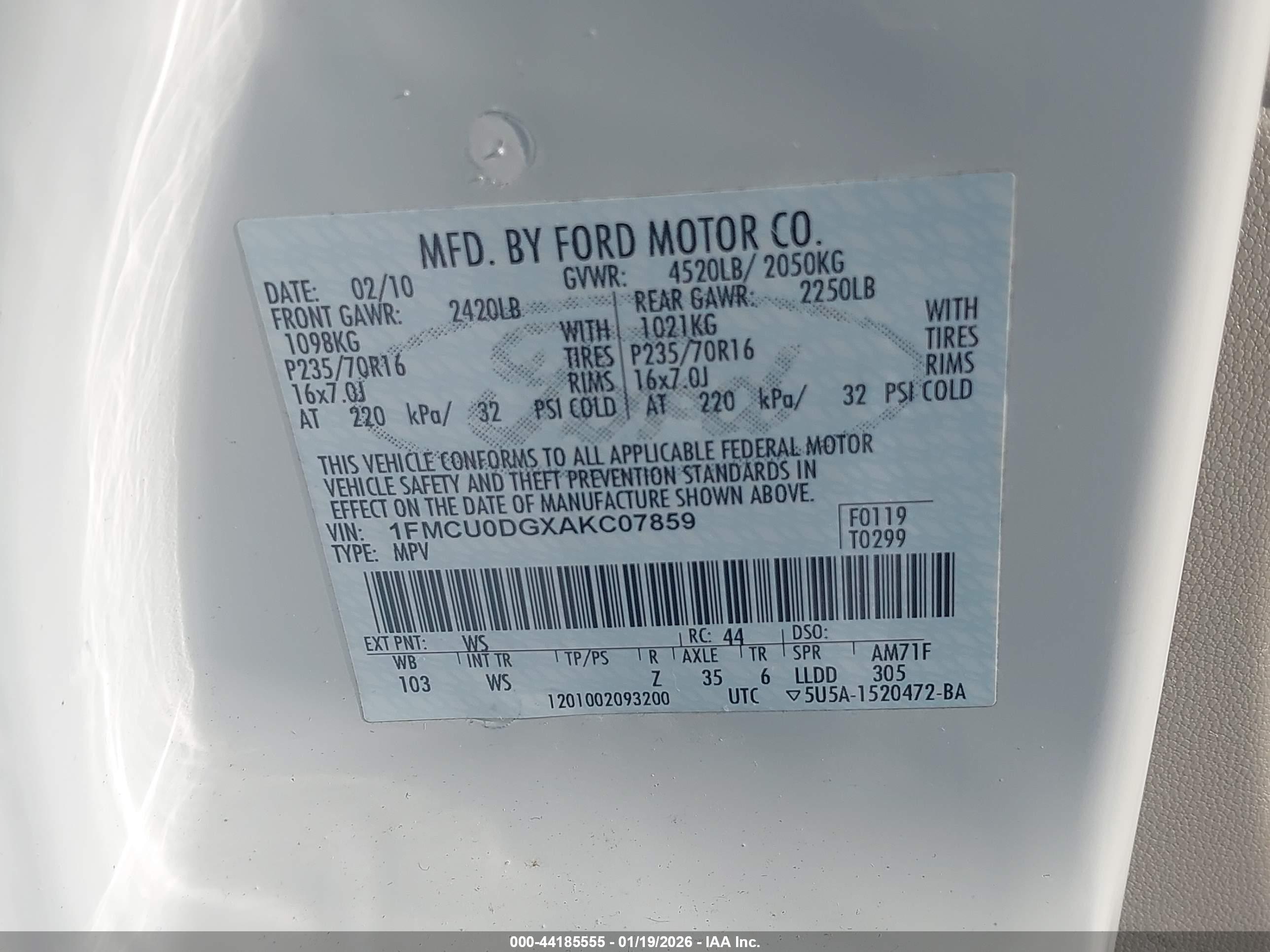 FORD ESCAPE image 9