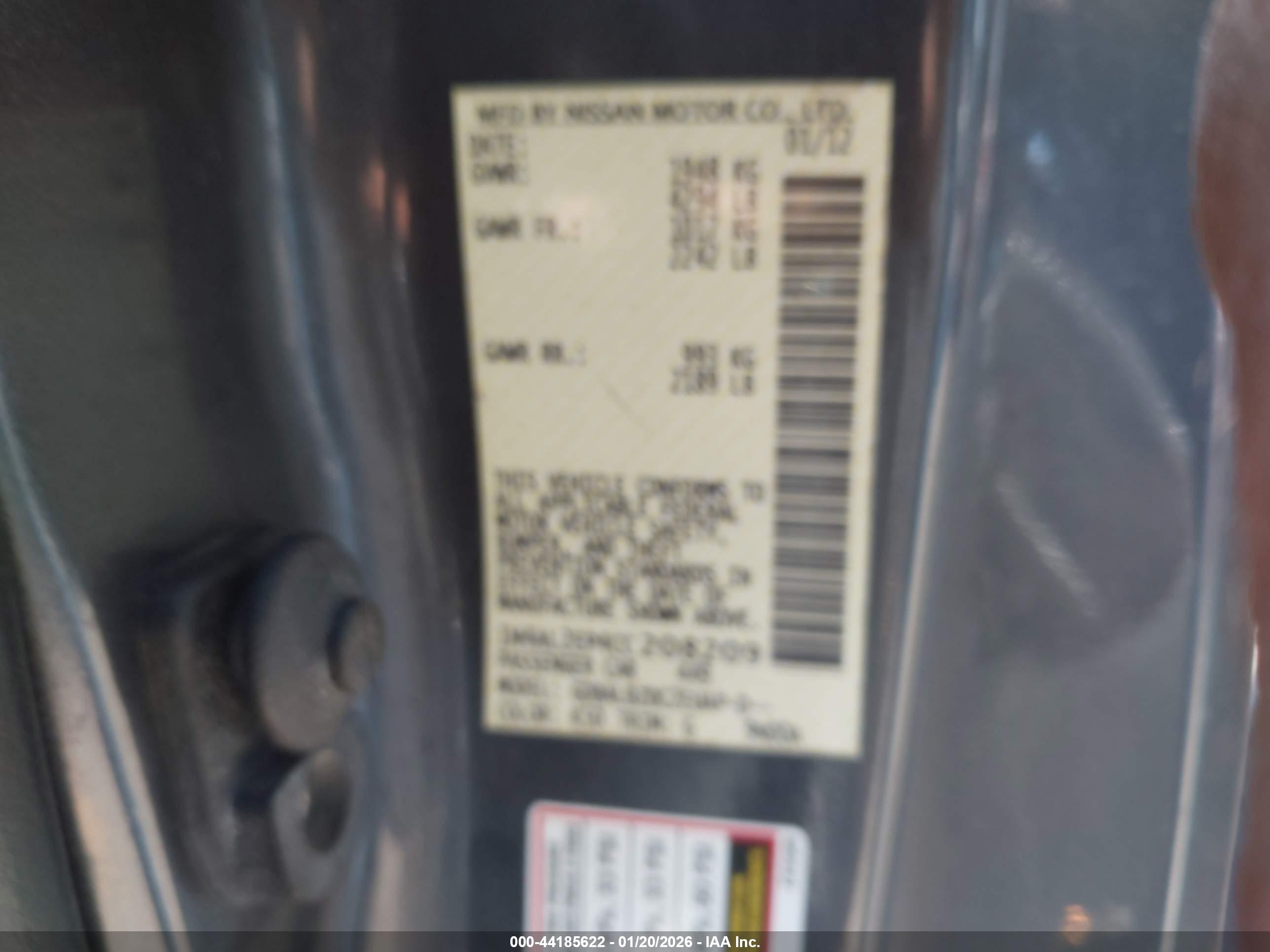 NISSAN ALTIMA image 9