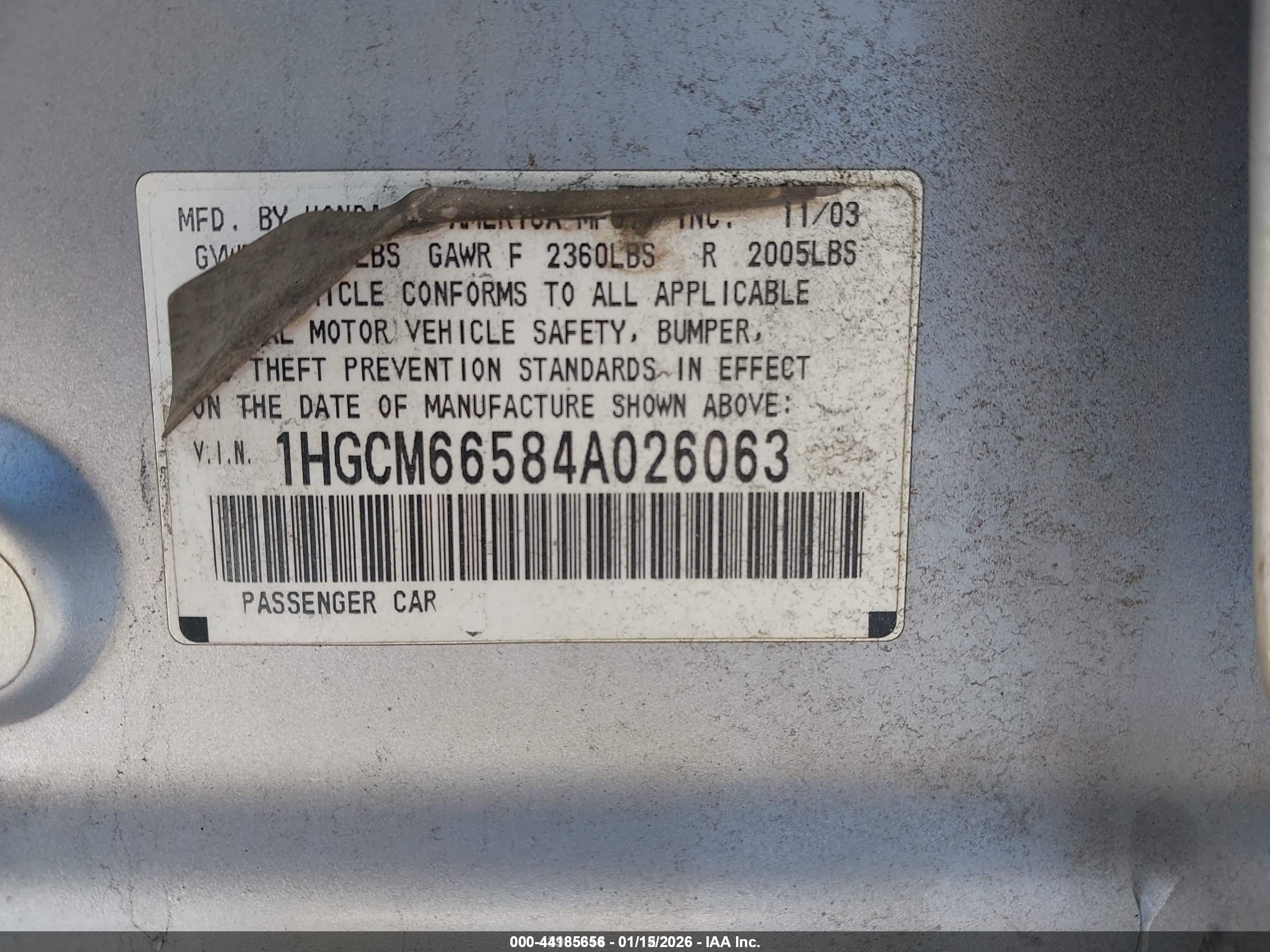 HONDA ACCORD image 9