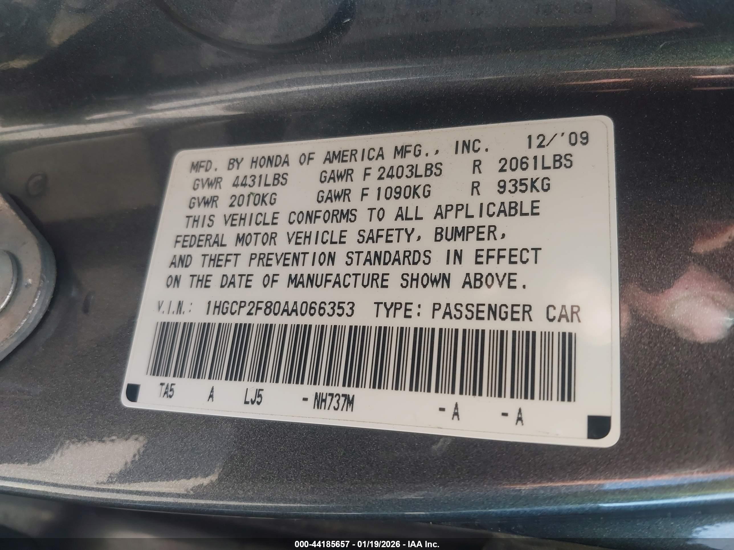 HONDA ACCORD image 9
