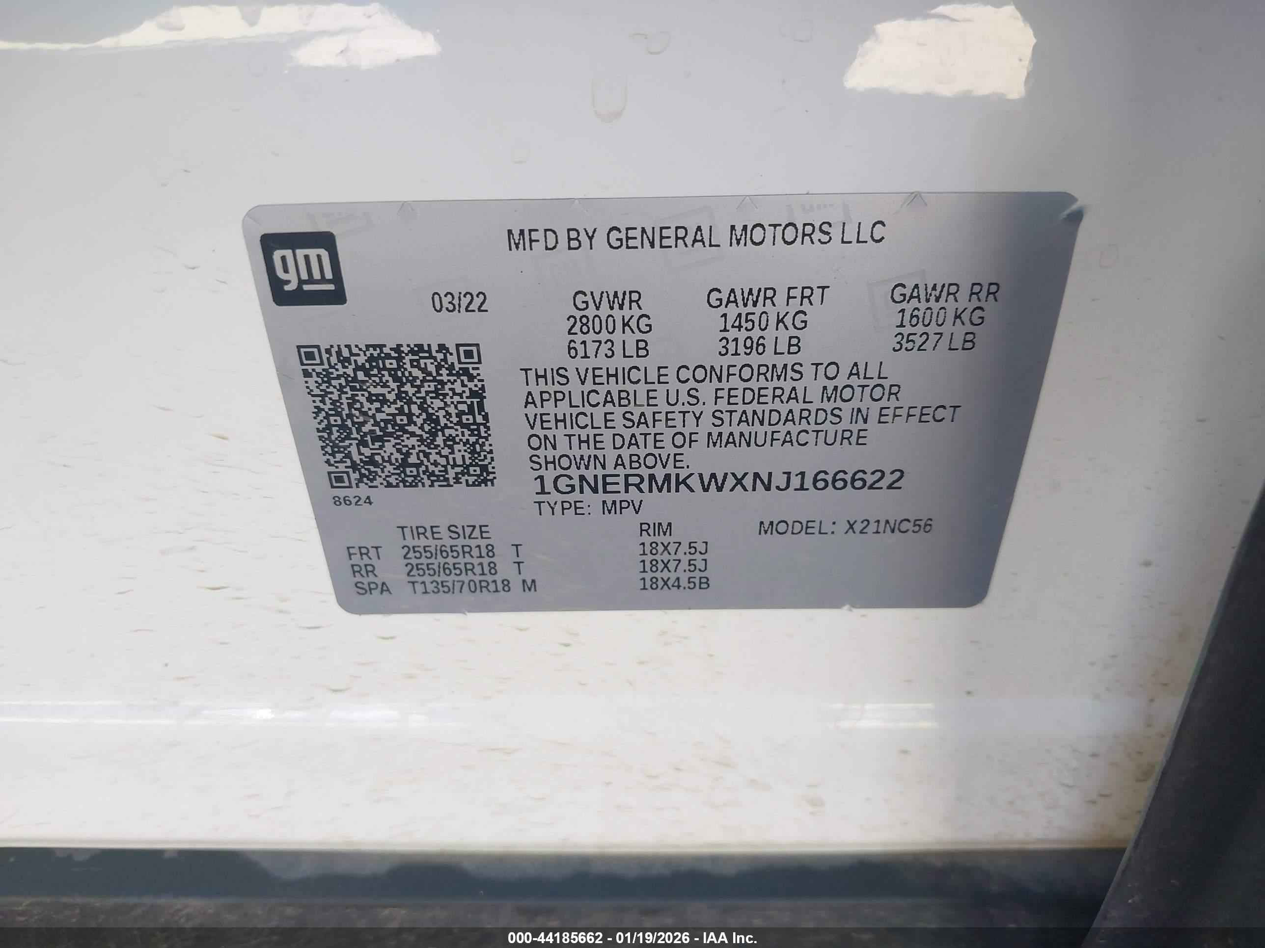 CHEVROLET TRAVERSE image 9