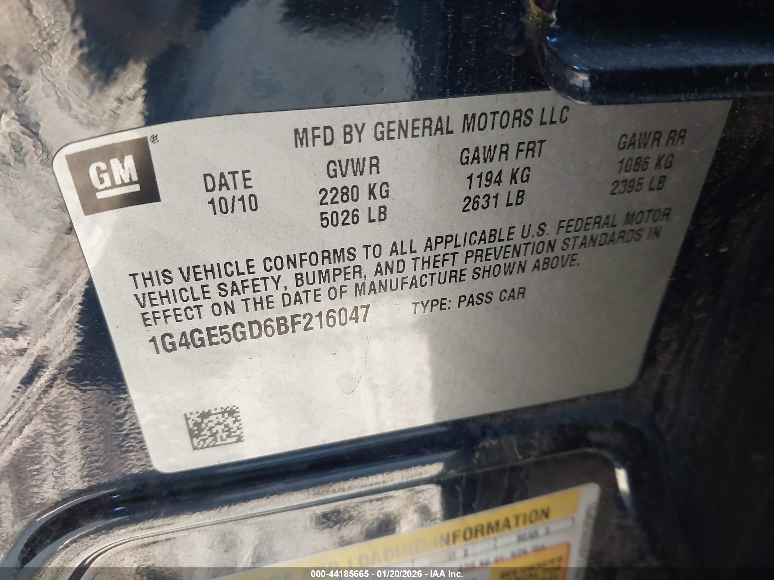BUICK LACROSSE image 9