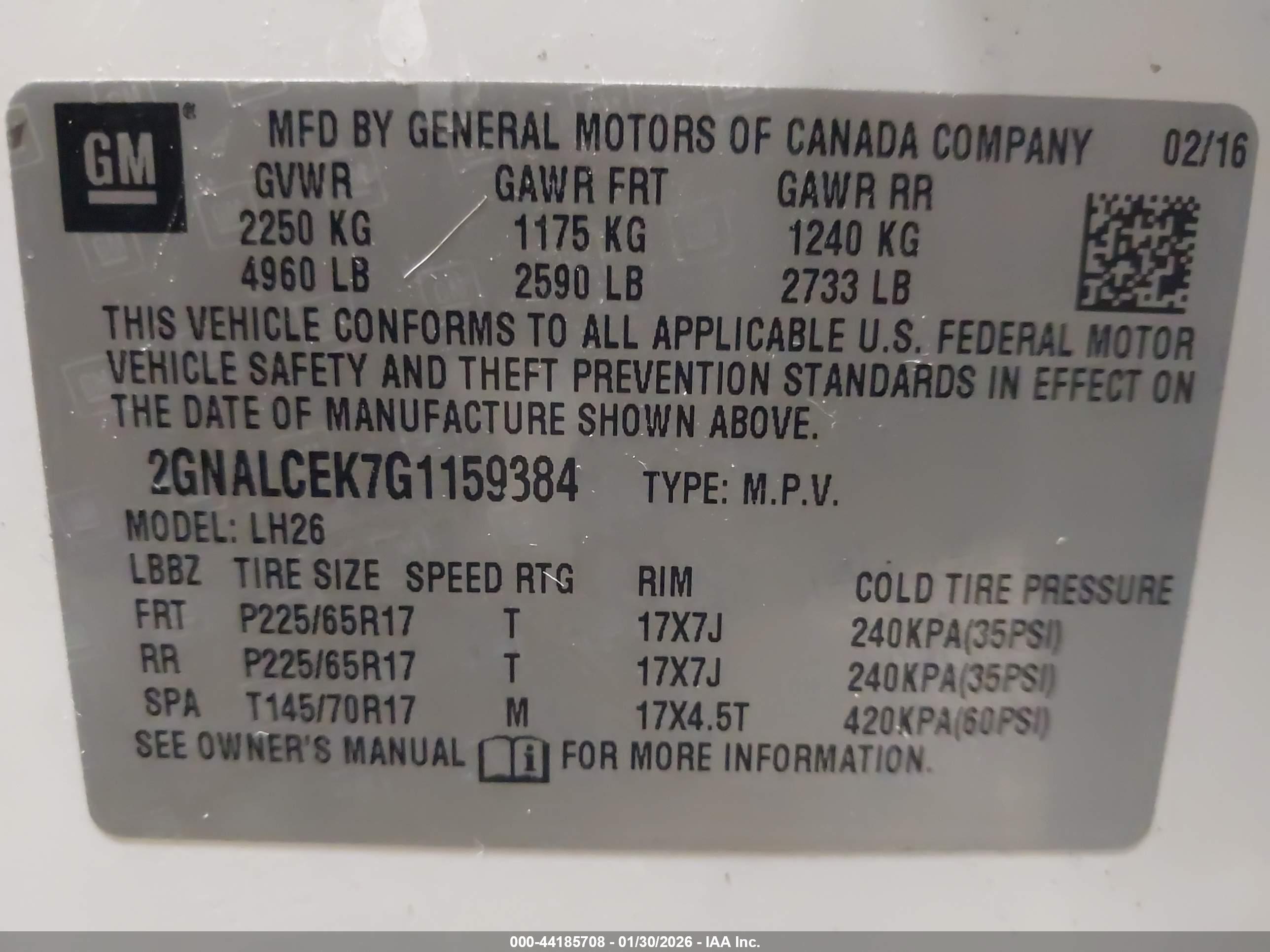CHEVROLET EQUINOX image 9