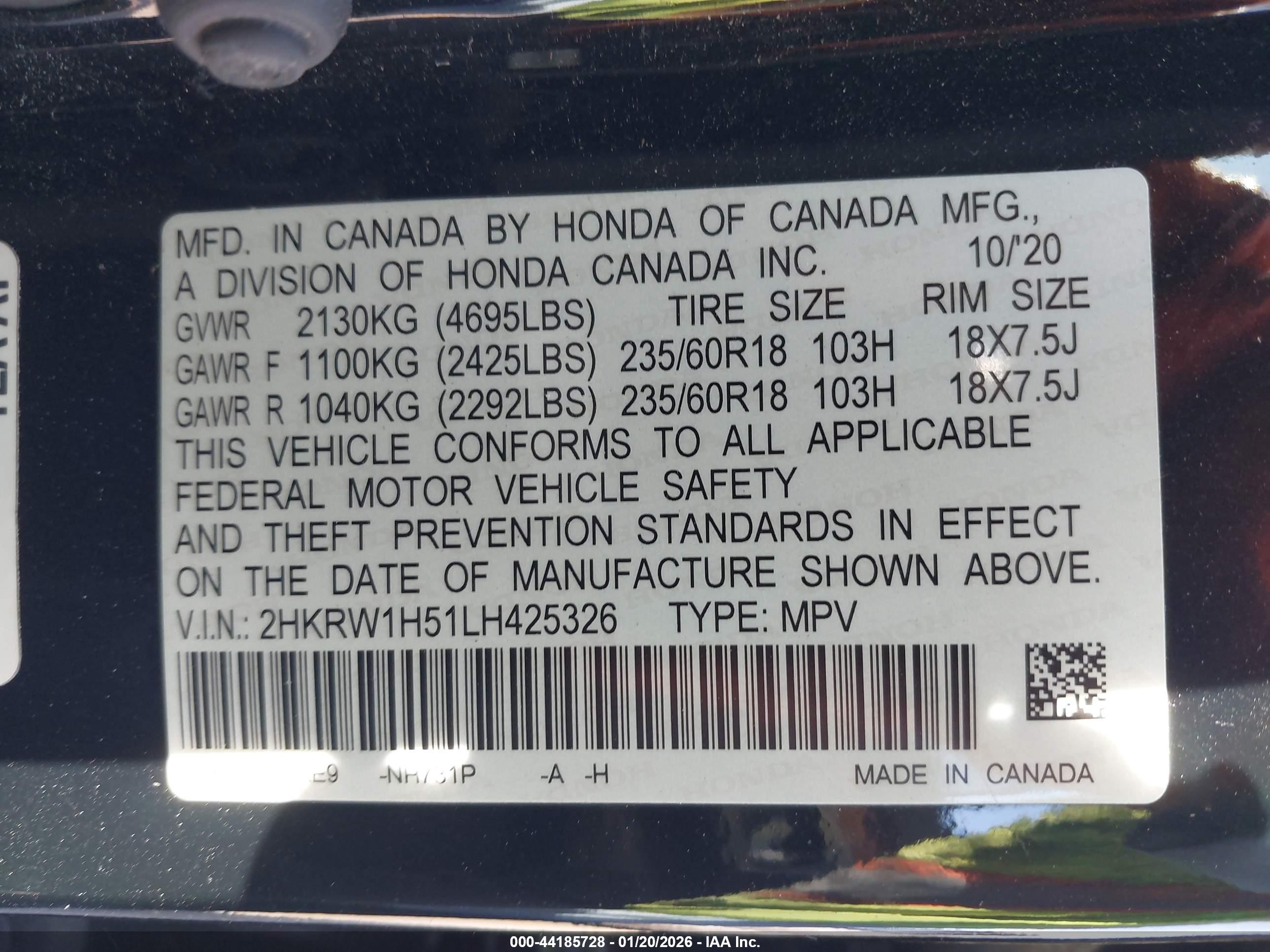 HONDA CR-V image 9
