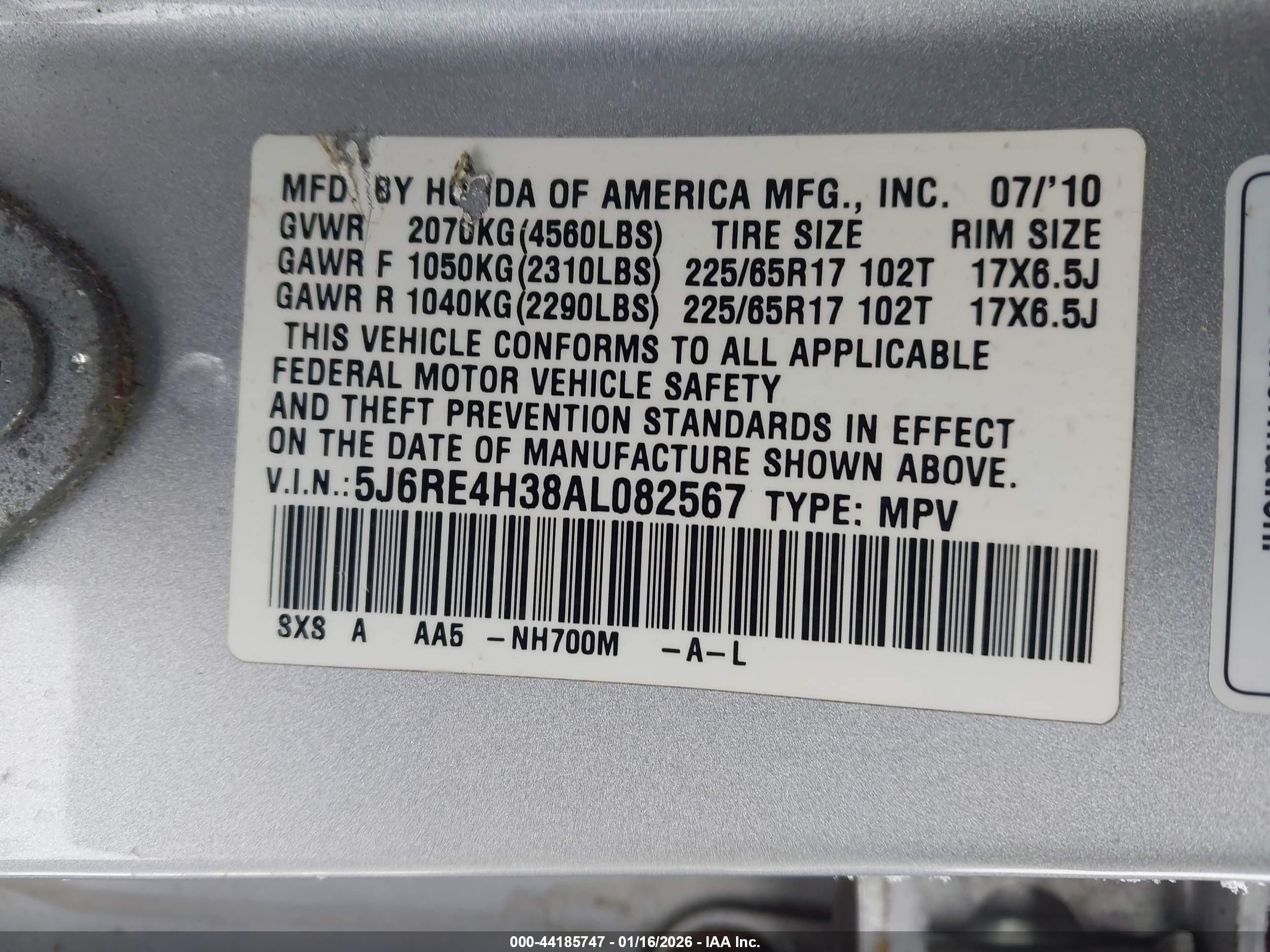 HONDA CR-V image 9