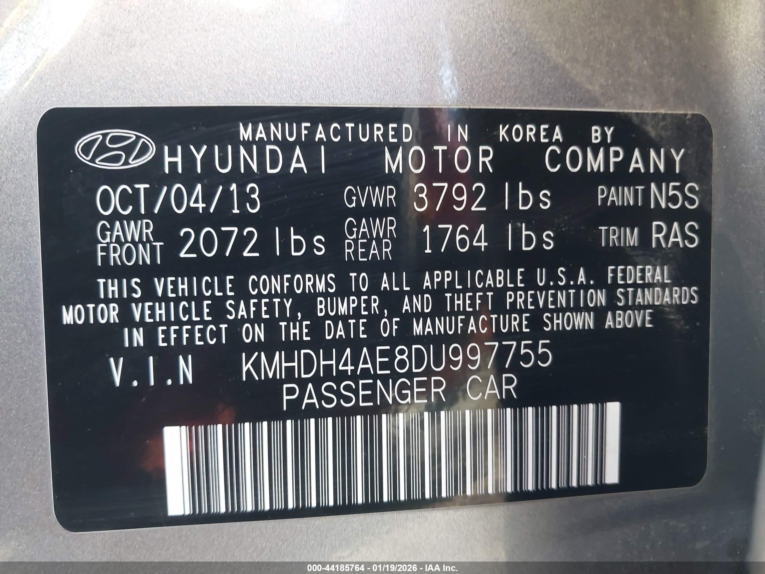 HYUNDAI ELANTRA image 9