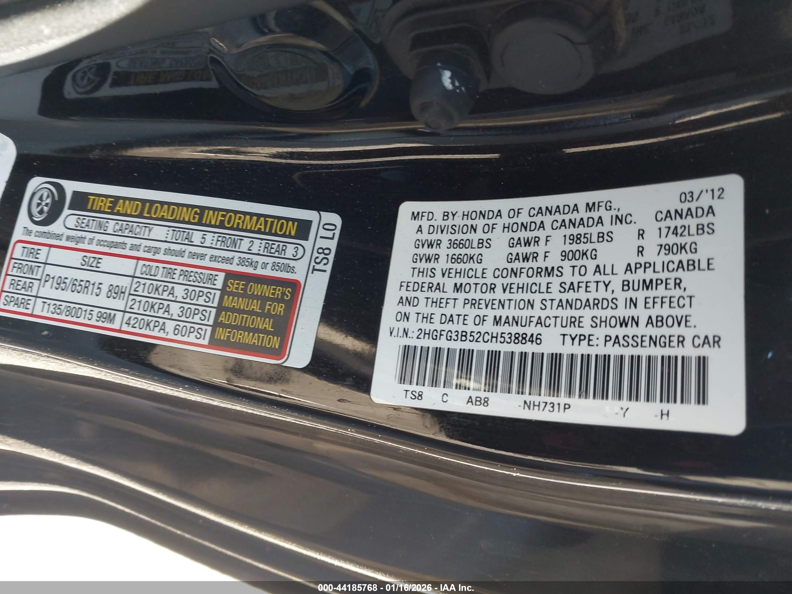 HONDA CIVIC image 9