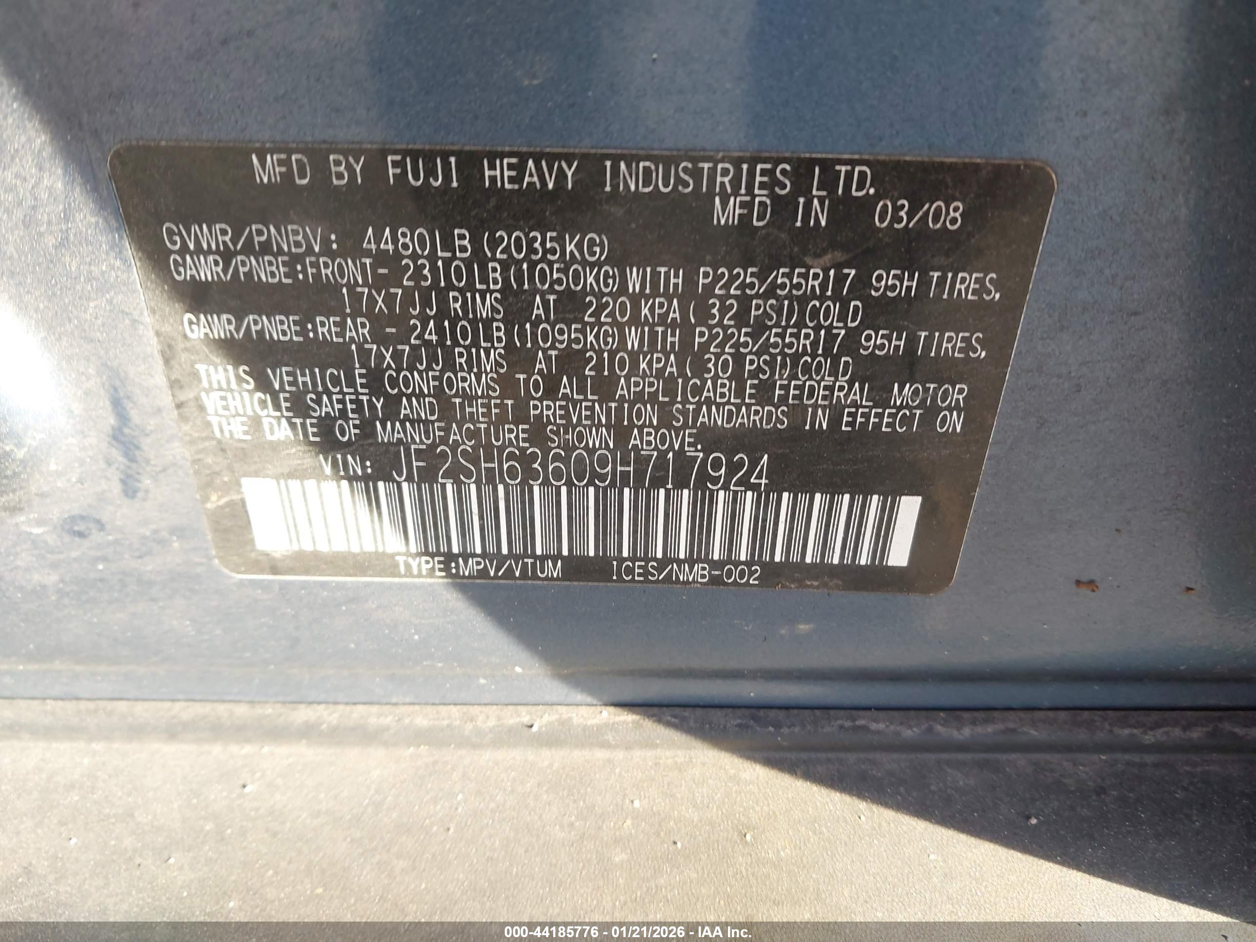 SUBARU FORESTER image 9