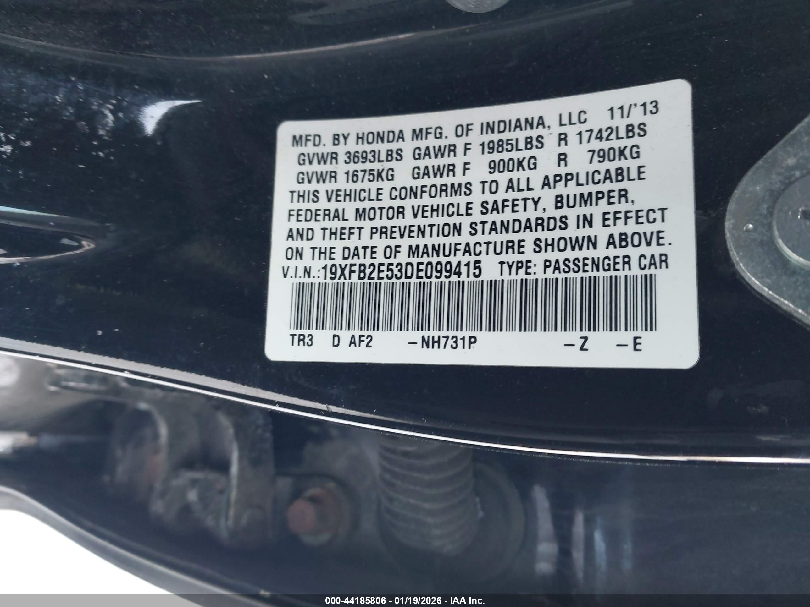 HONDA CIVIC image 9