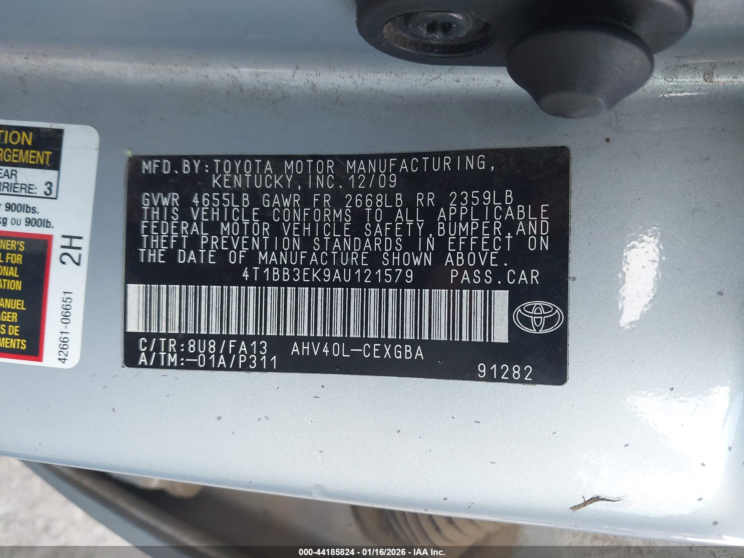 TOYOTA CAMRY image 9