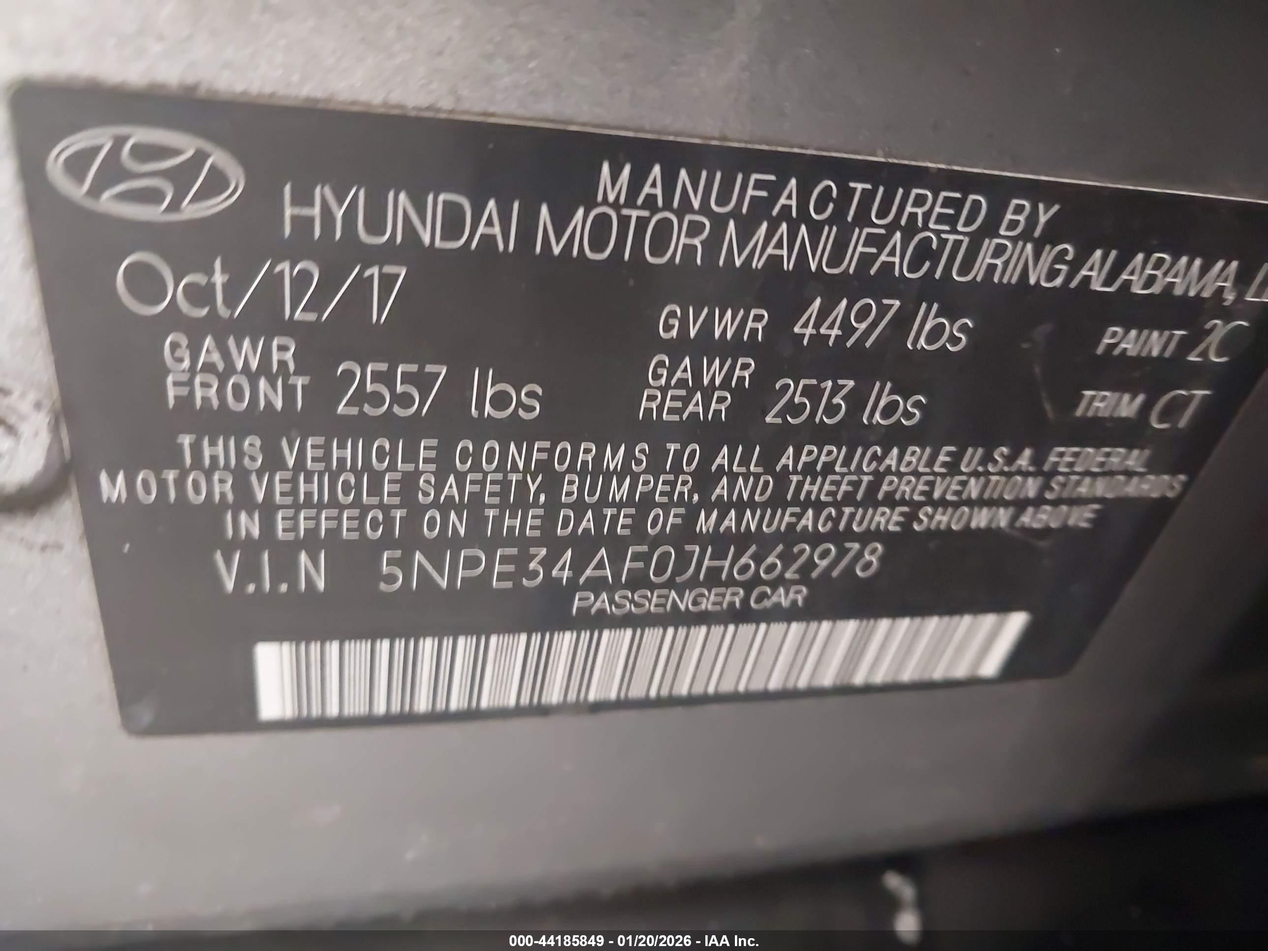 HYUNDAI SONATA image 9