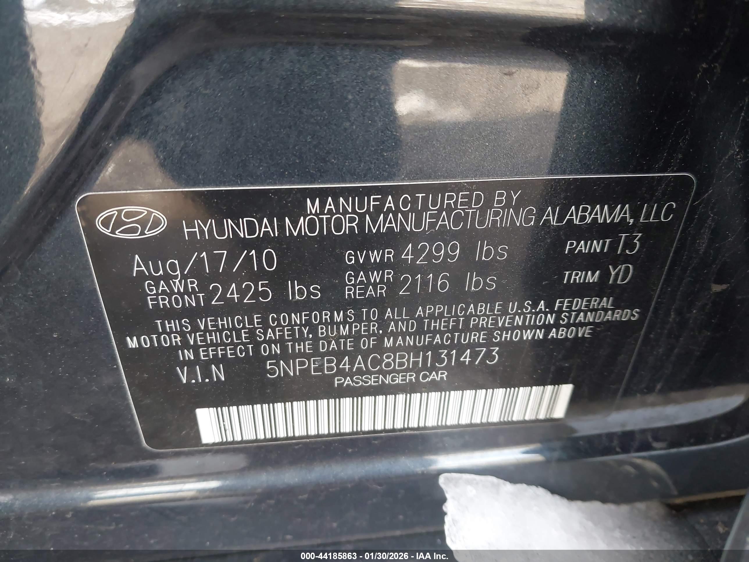 HYUNDAI SONATA image 9