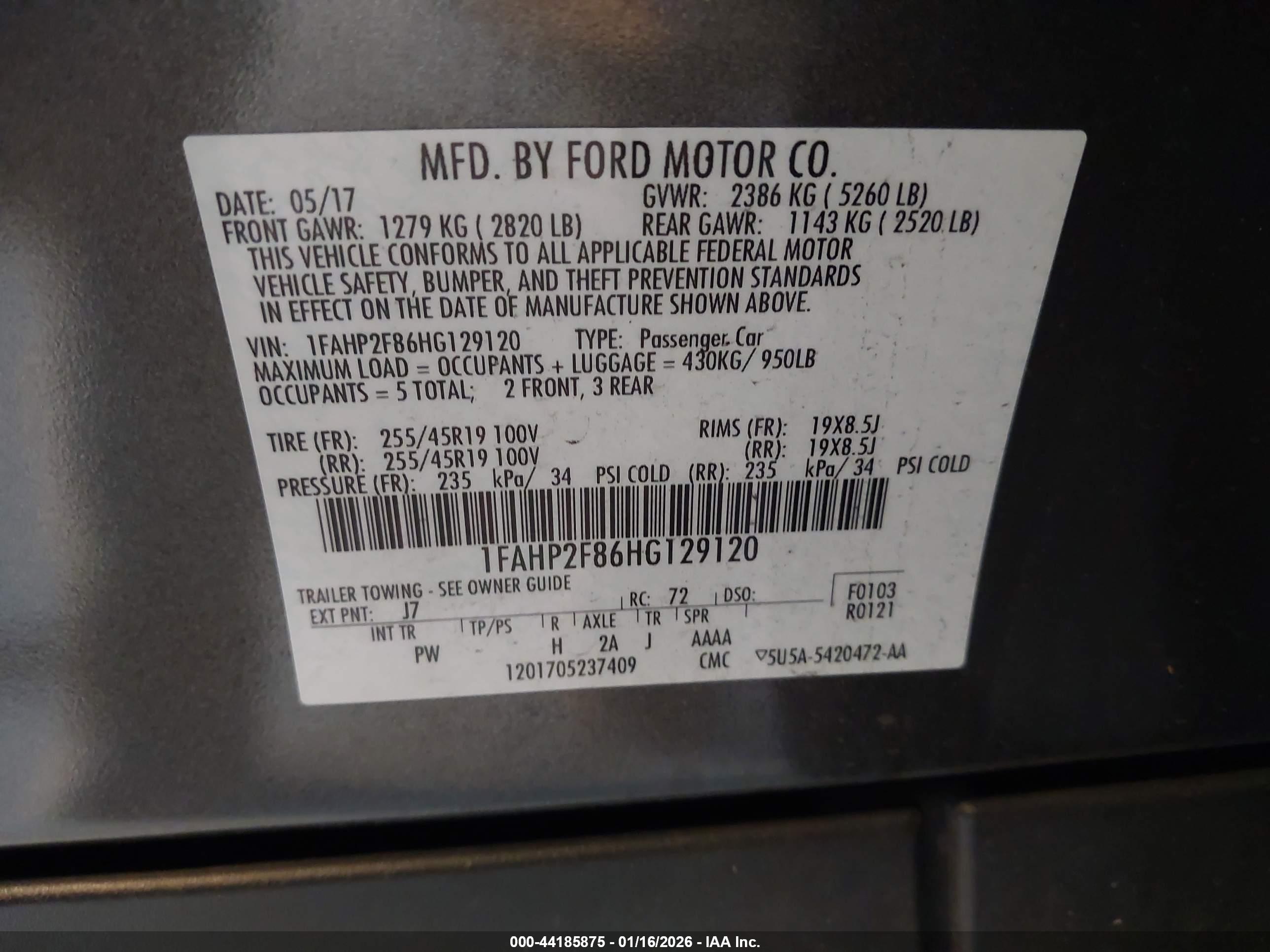 FORD TAURUS image 9
