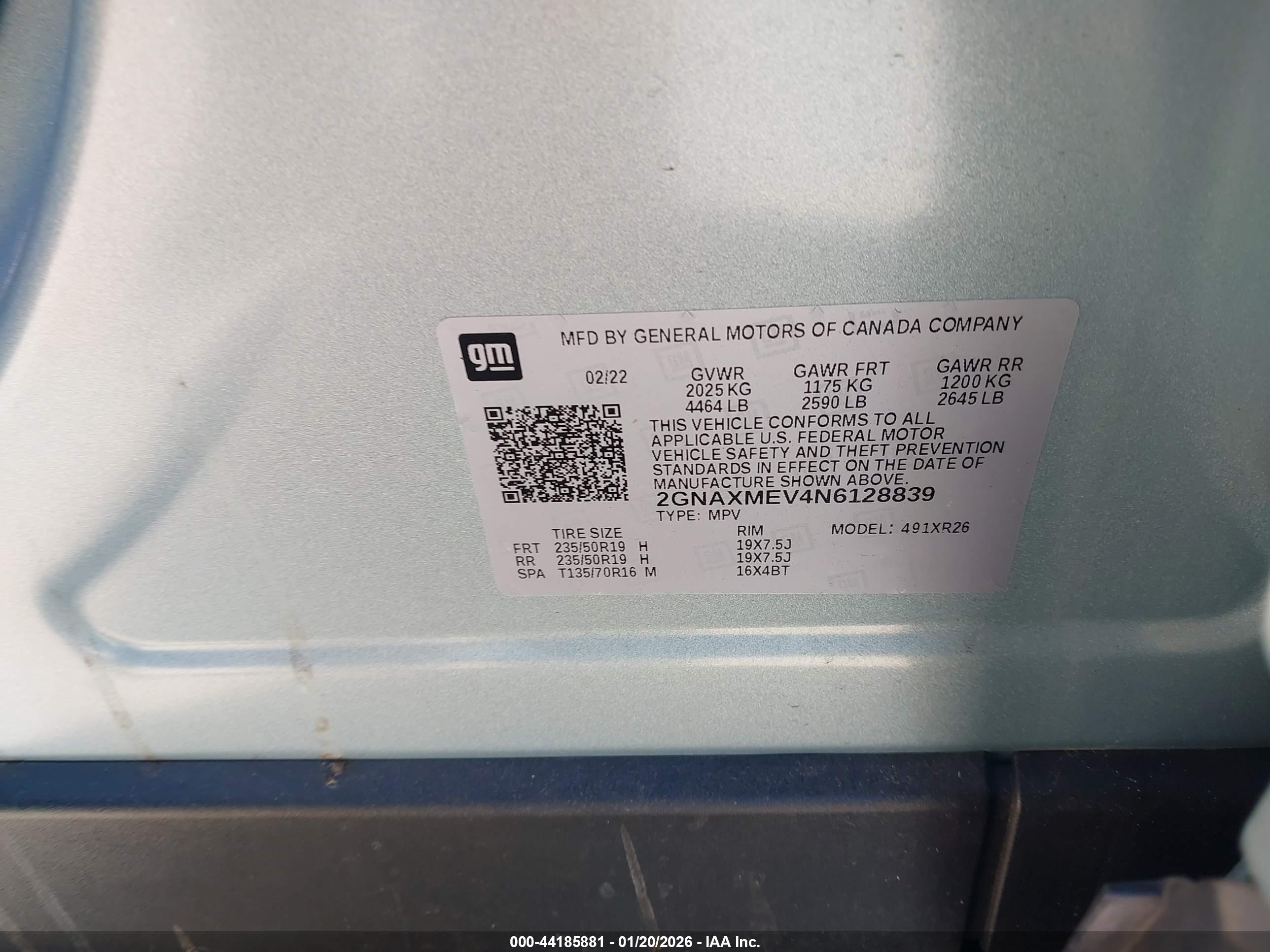 CHEVROLET EQUINOX image 9