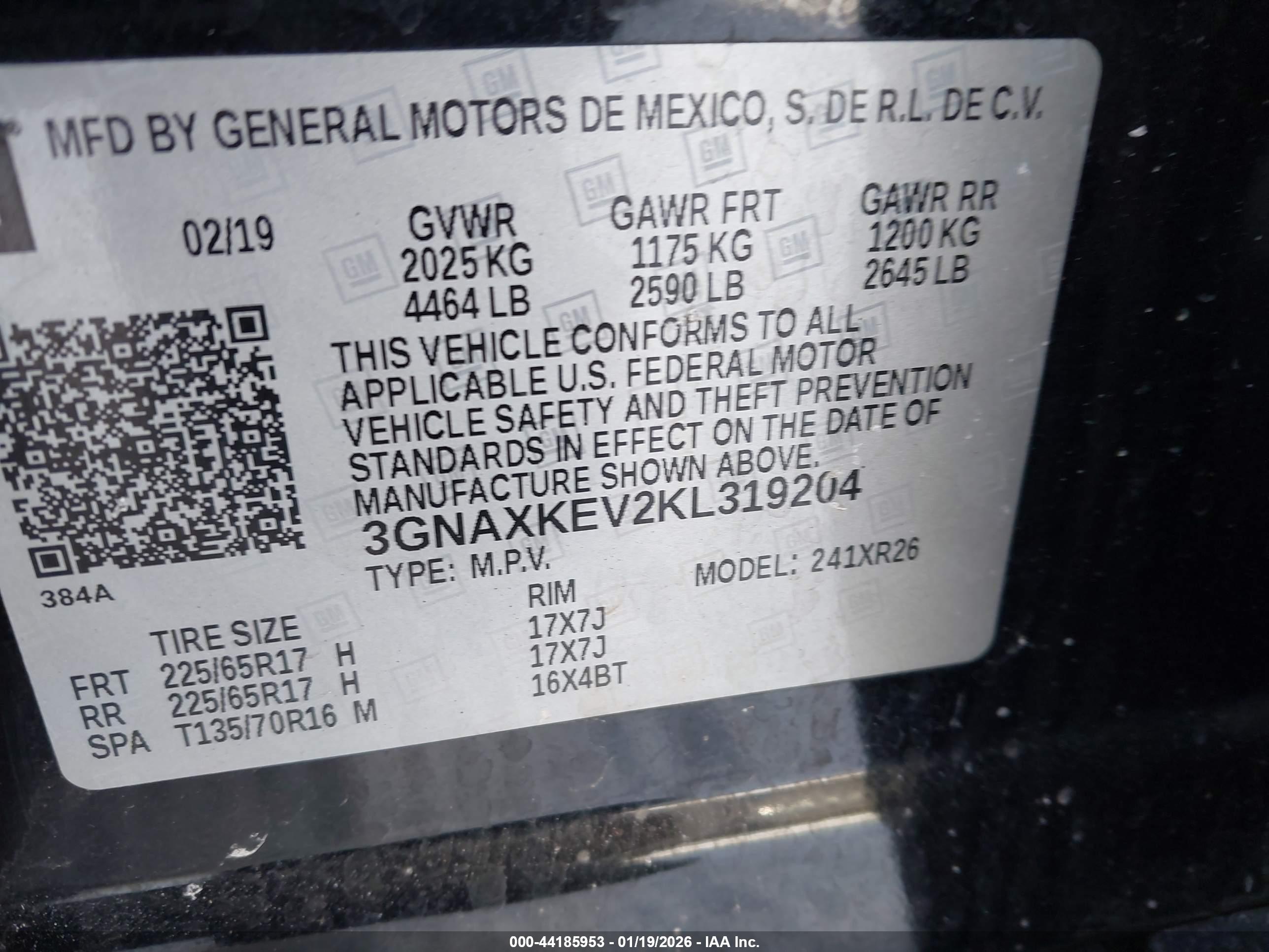 CHEVROLET EQUINOX image 9